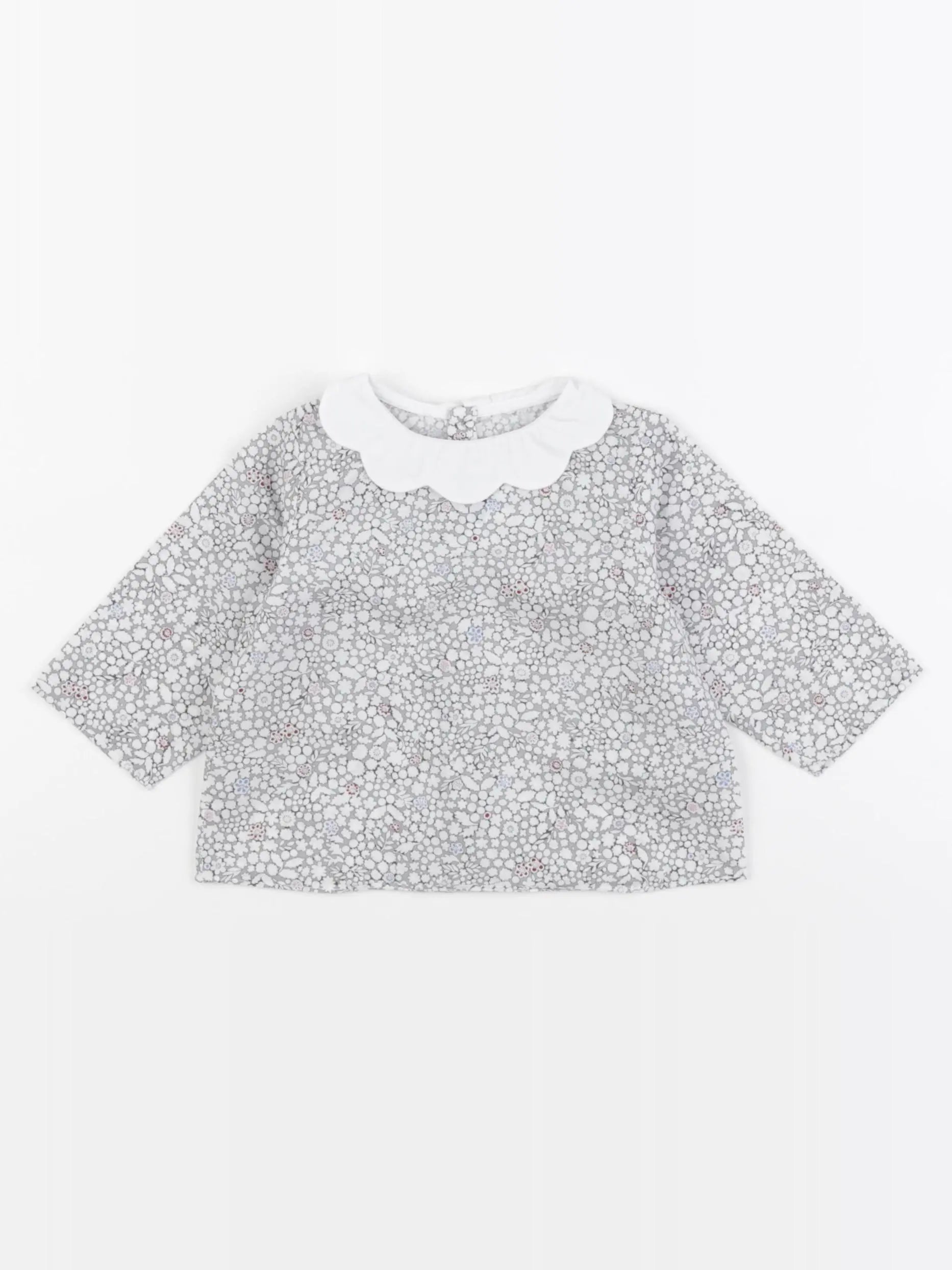 Jacadi - blouse liberty gris - 6 mois