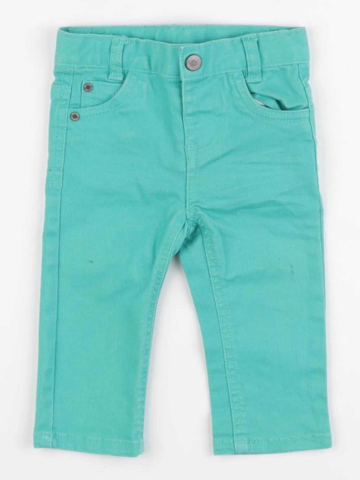 Tape à l'oeil - jean vert - 6 mois