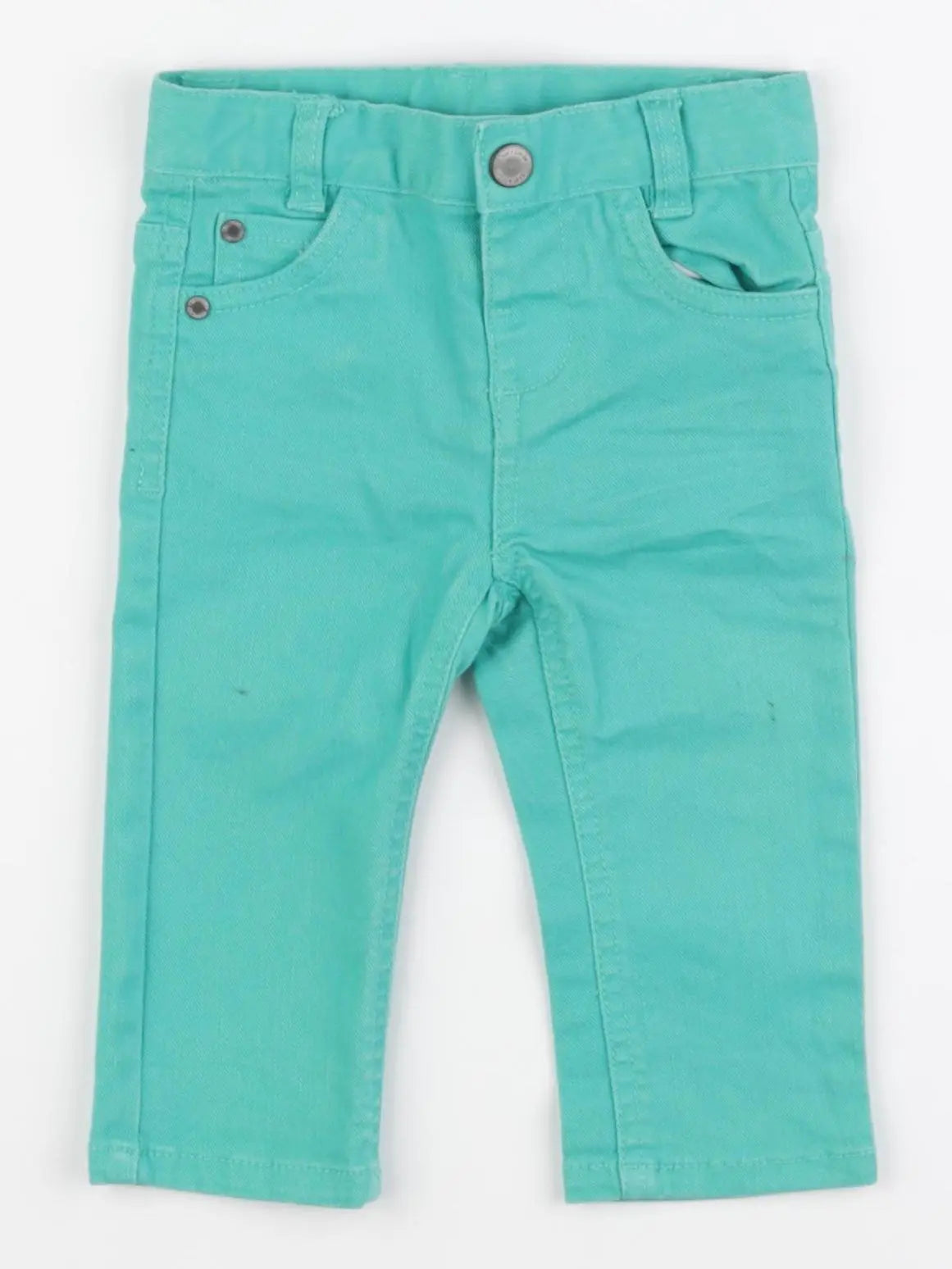 Tape à l'oeil - jean vert - 6 mois