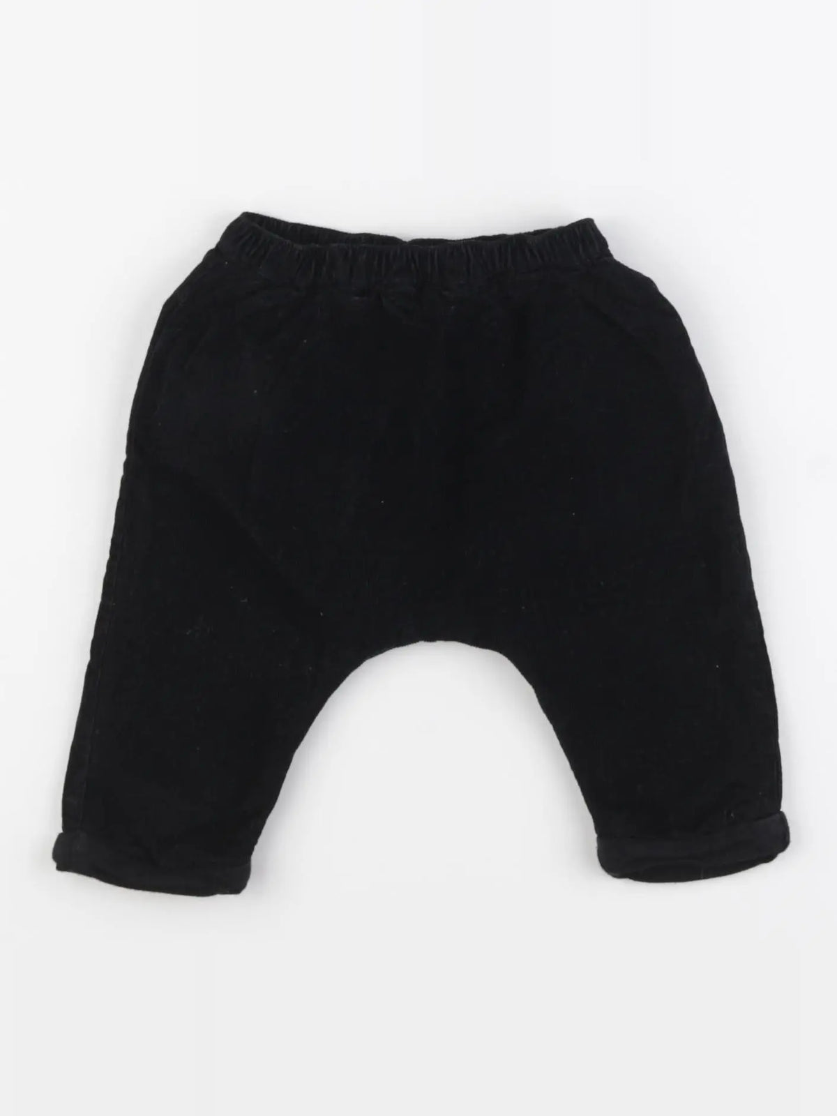 Vertbaudet - pantalon doublé noir - 3 mois