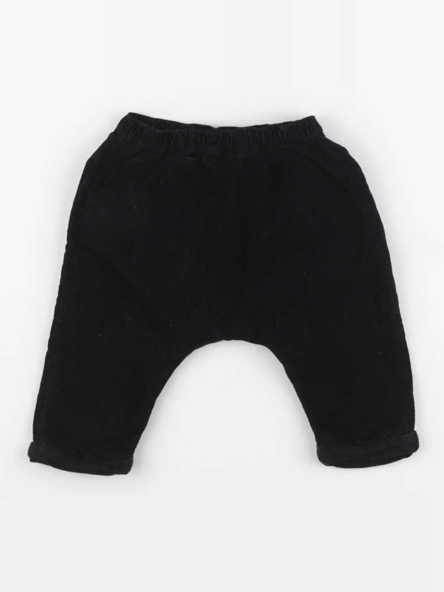 Vertbaudet - pantalon doublé noir - 3 mois