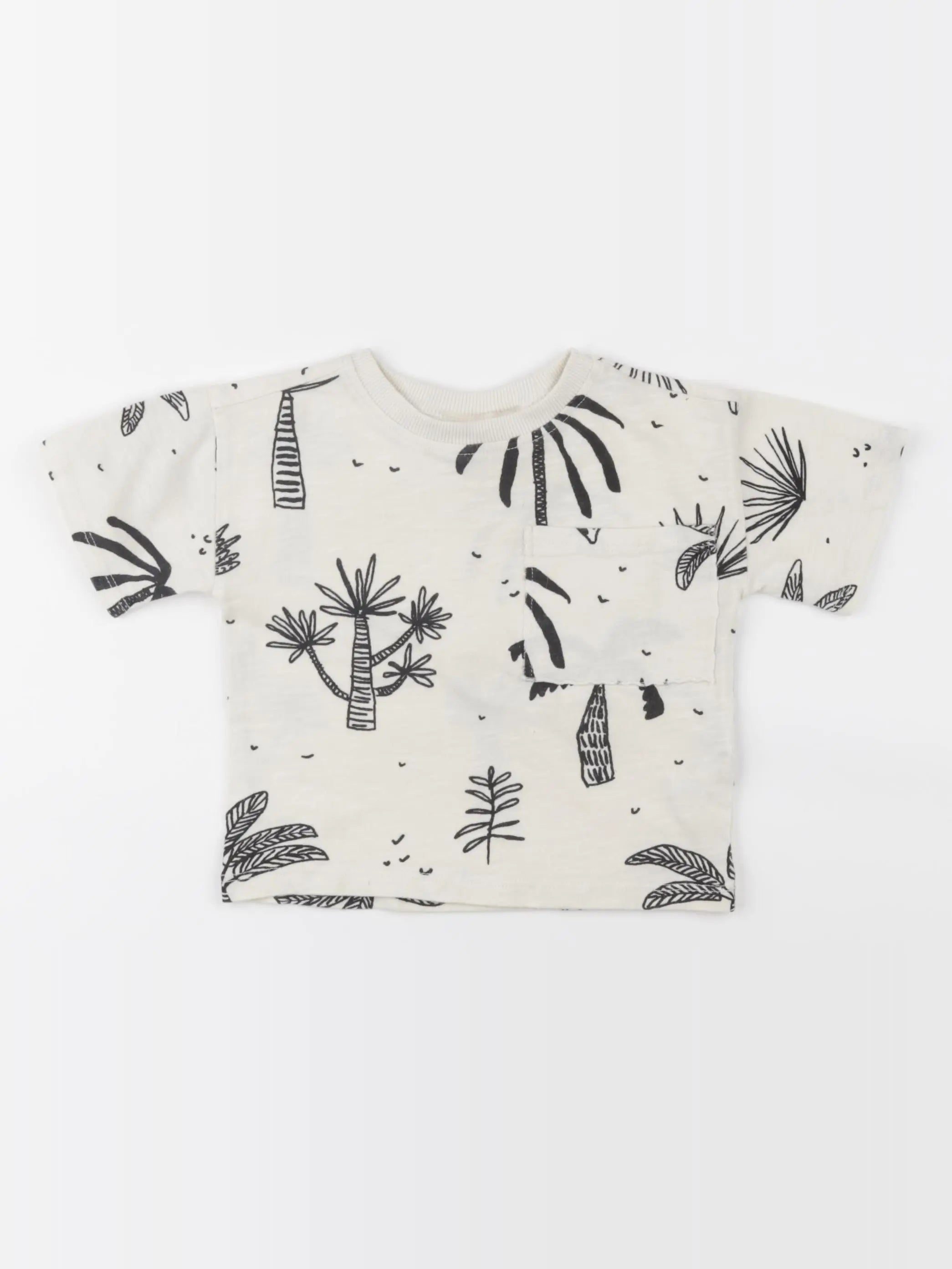 Zara - tee-shirt beige - 9/12 mois