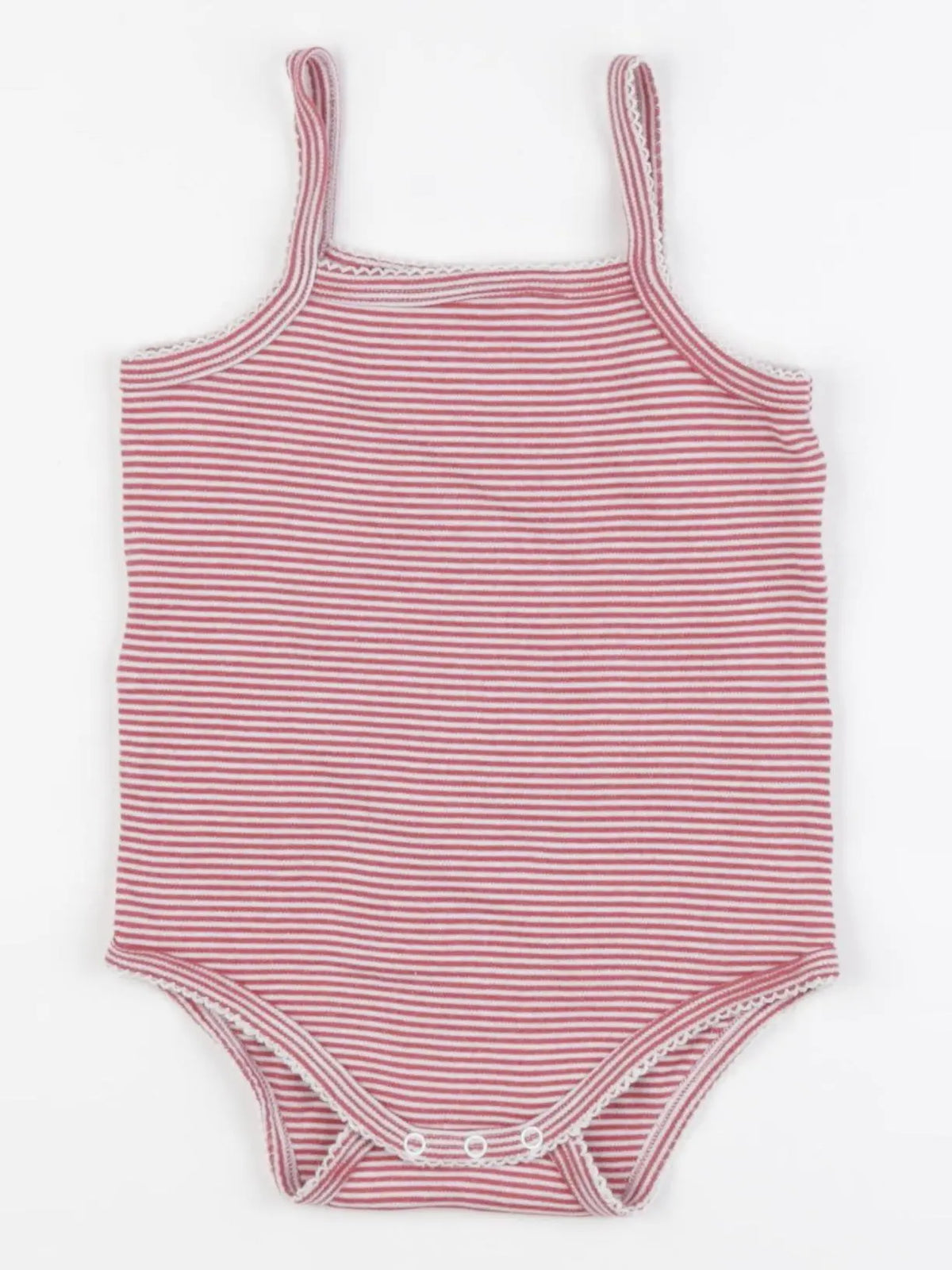 Vertbaudet - body blanc, rouge - 36 mois