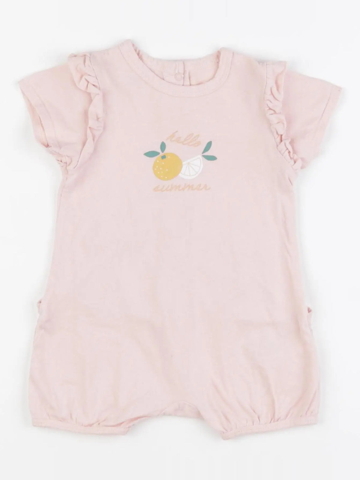Vertbaudet - combinaison rose - 6 mois