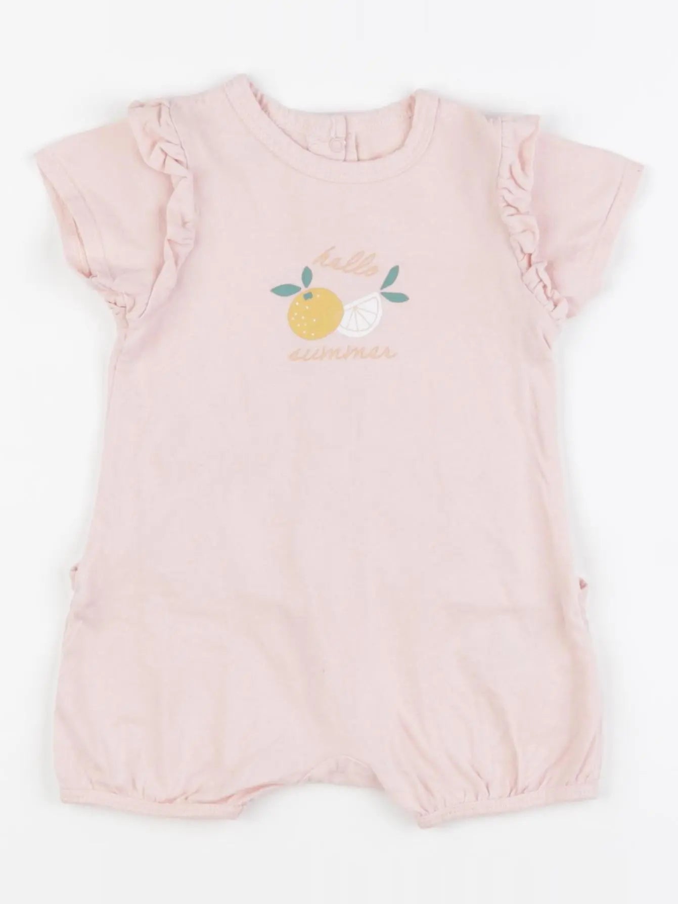 Vertbaudet - combinaison rose - 6 mois