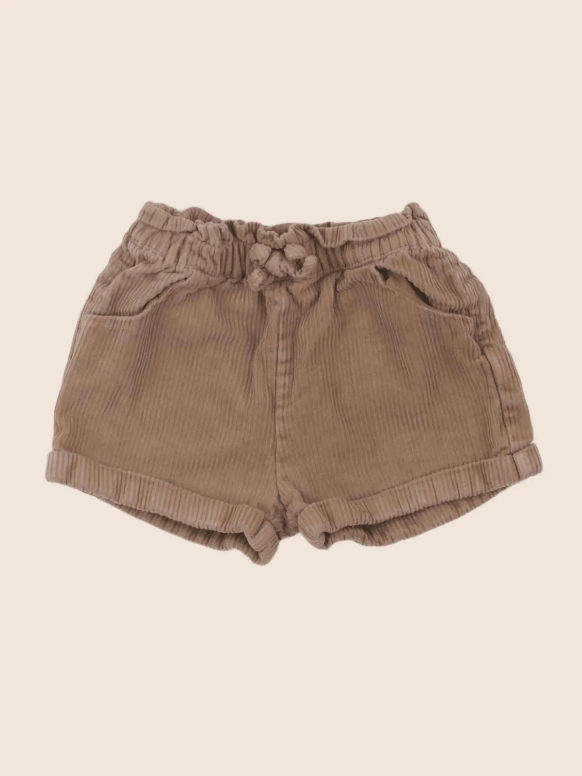 Vertbaudet - short marron - 12/18 mois