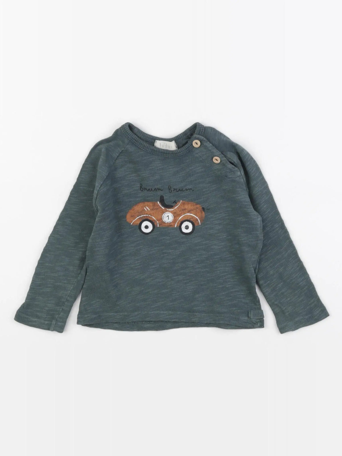 Buho - tee-shirt vert - 3 mois