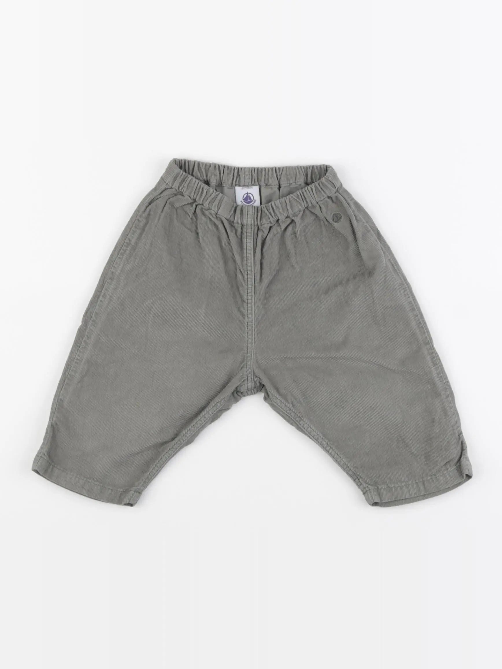 Petit Bateau - pantalon vert - 6 mois