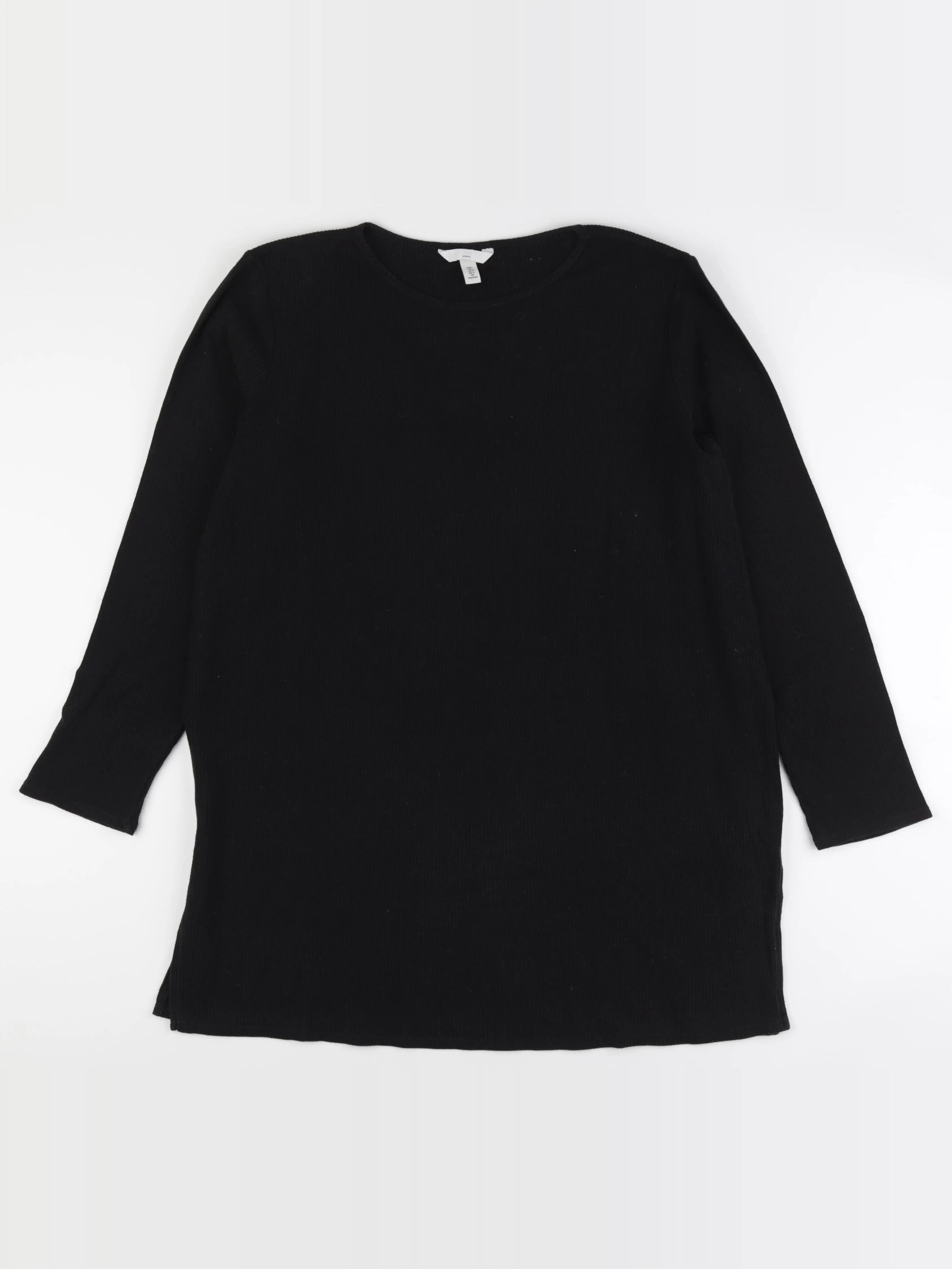H&M - tee-shirt grossesse noir - l