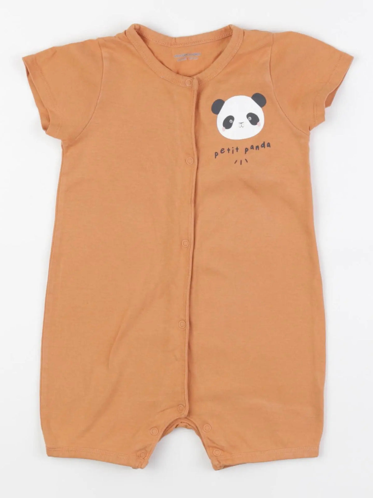 Vertbaudet - pyjama coton orange - 18 mois