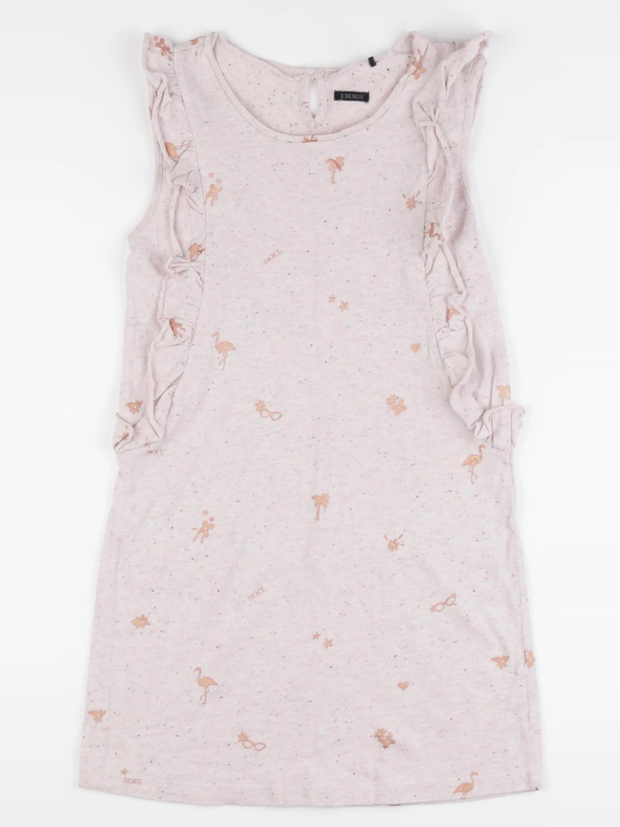 IKKS - robe rose - 10 ans