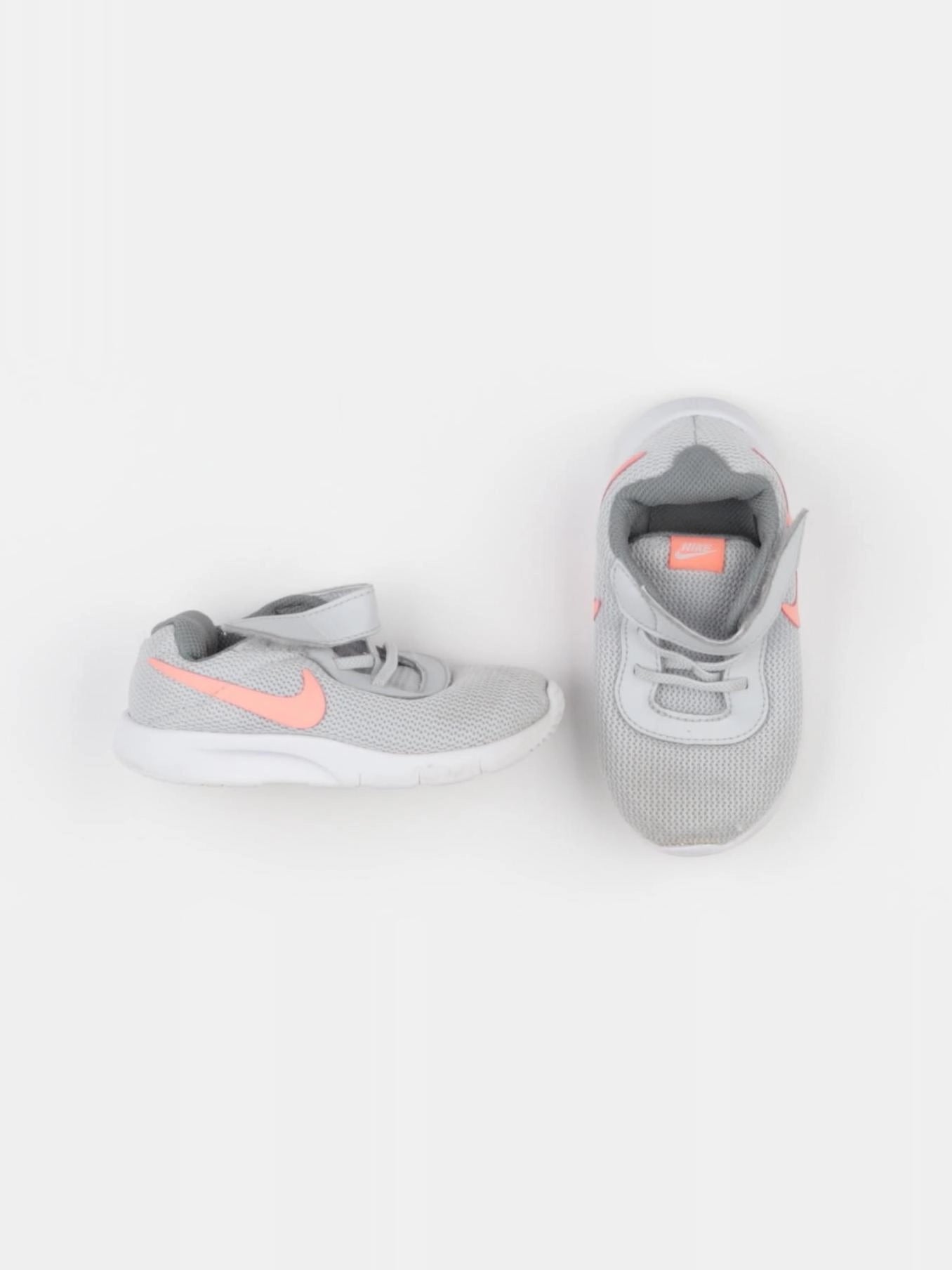 Nike - tennis à scratch/ lacets gris - pointure 23/24