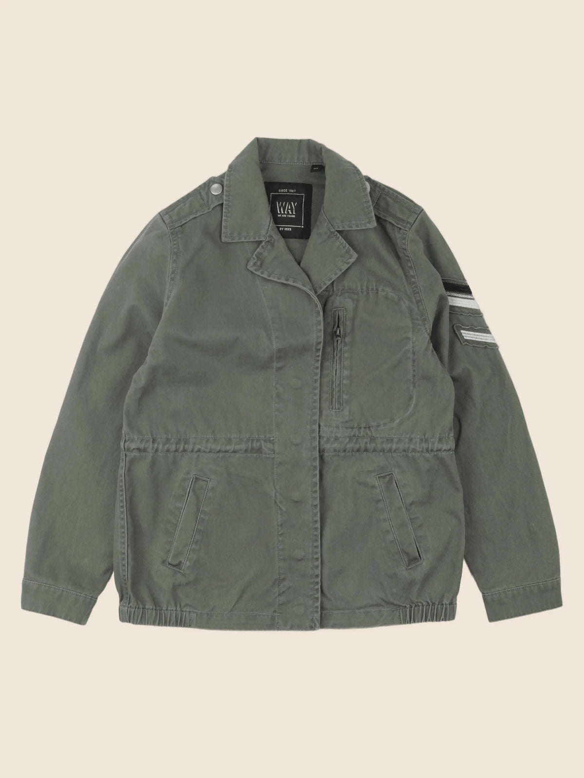 IKKS - veste imprimé au dos vert - 10 ans