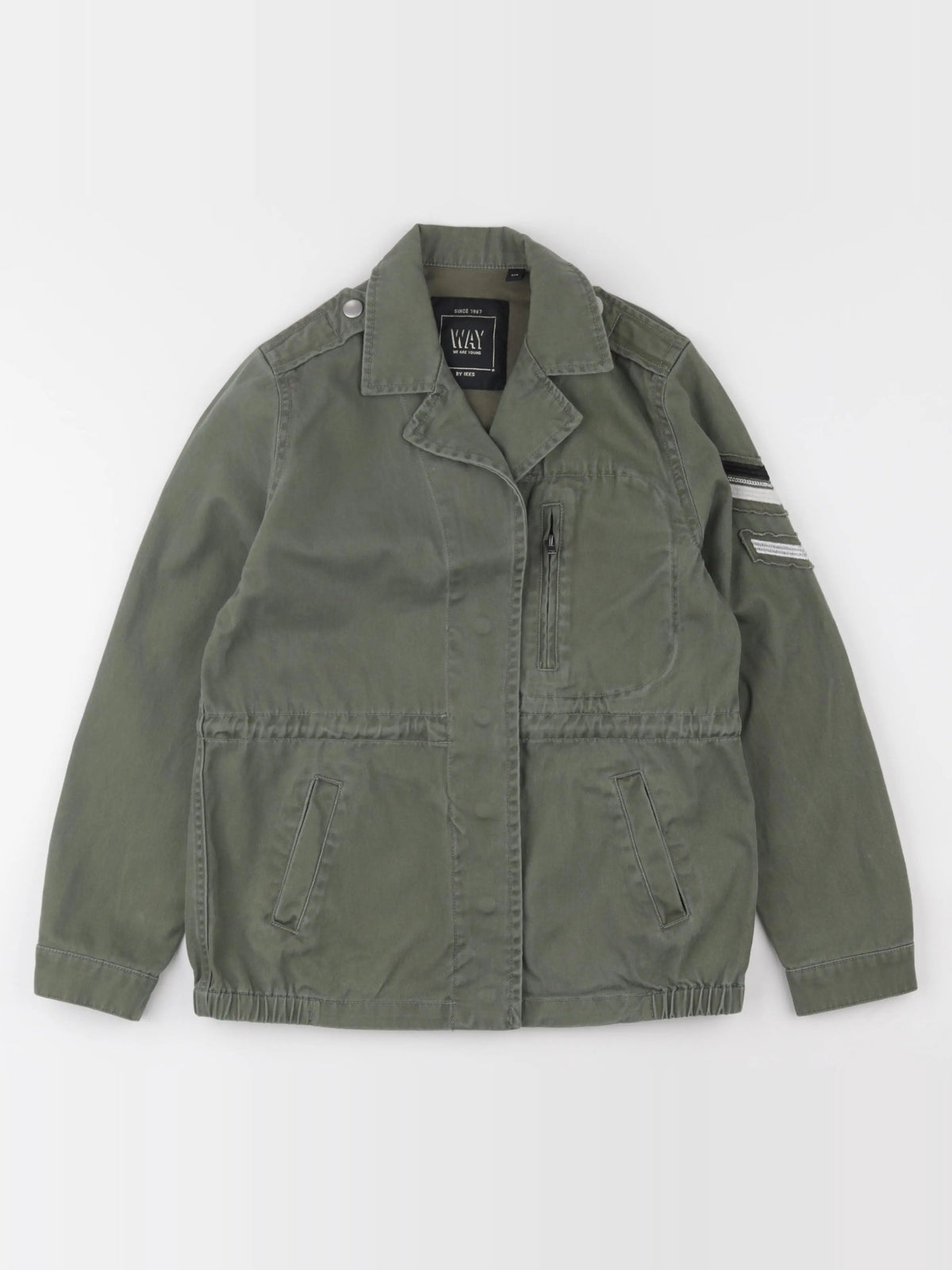 IKKS - veste imprimé au dos vert - 10 ans
