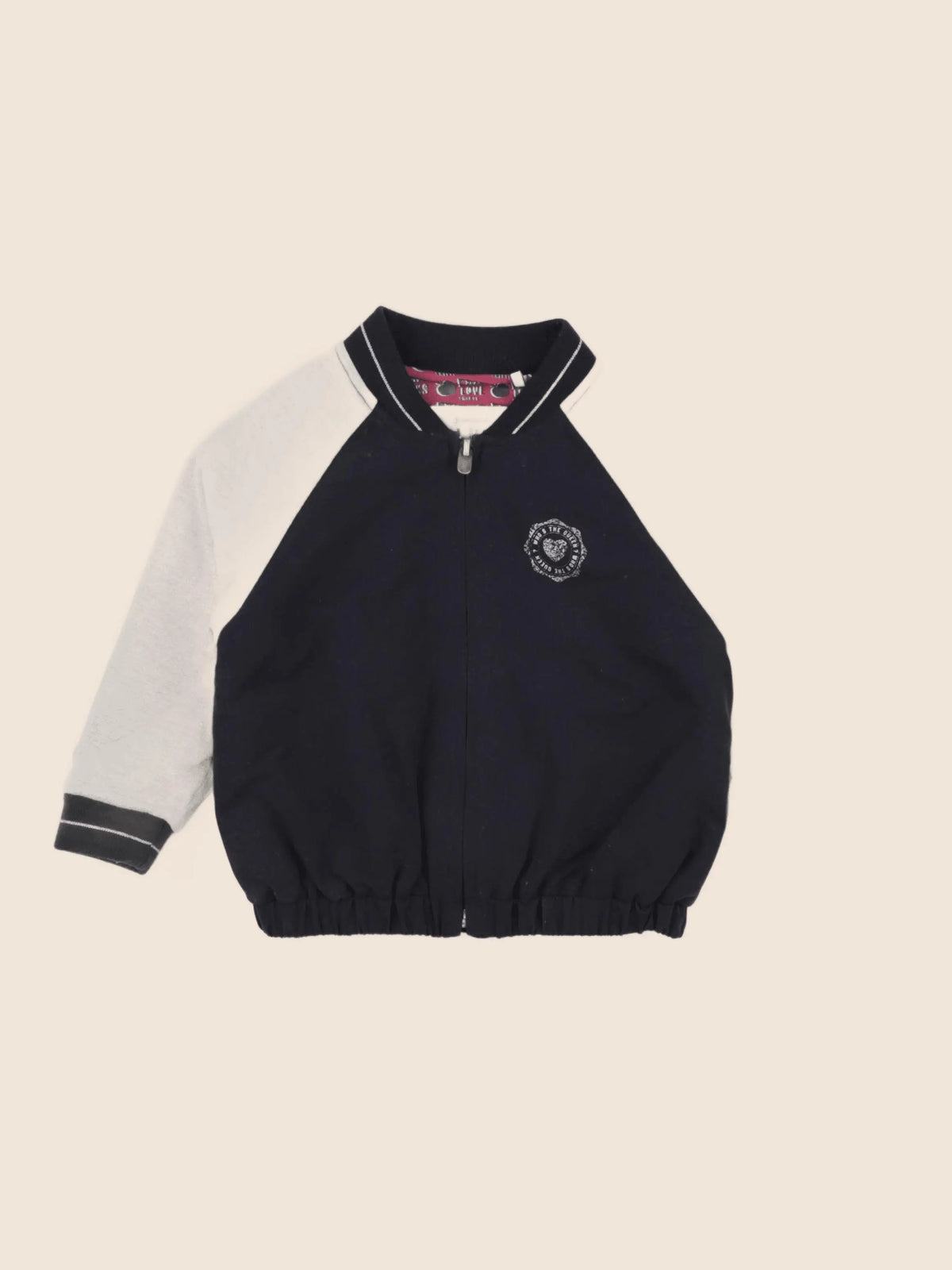 IKKS - veste bleu, gris - 2 ans