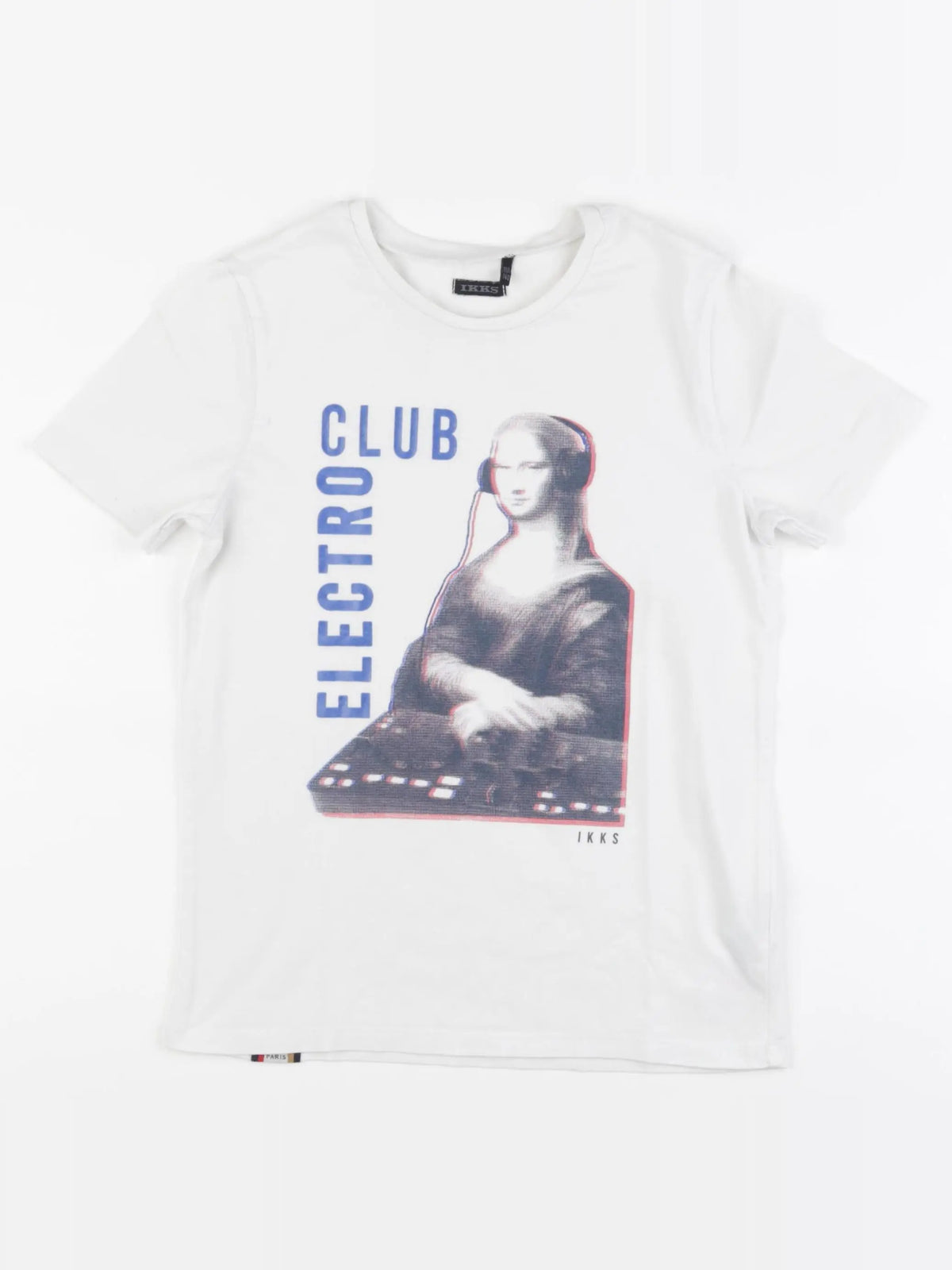 IKKS - tee-shirt blanc - 10 ans
