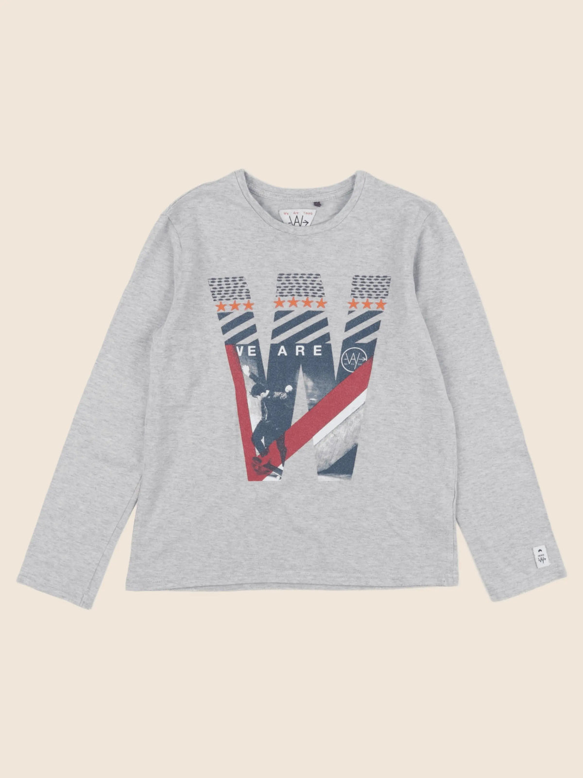 IKKS - tee-shirt gris - 10 ans