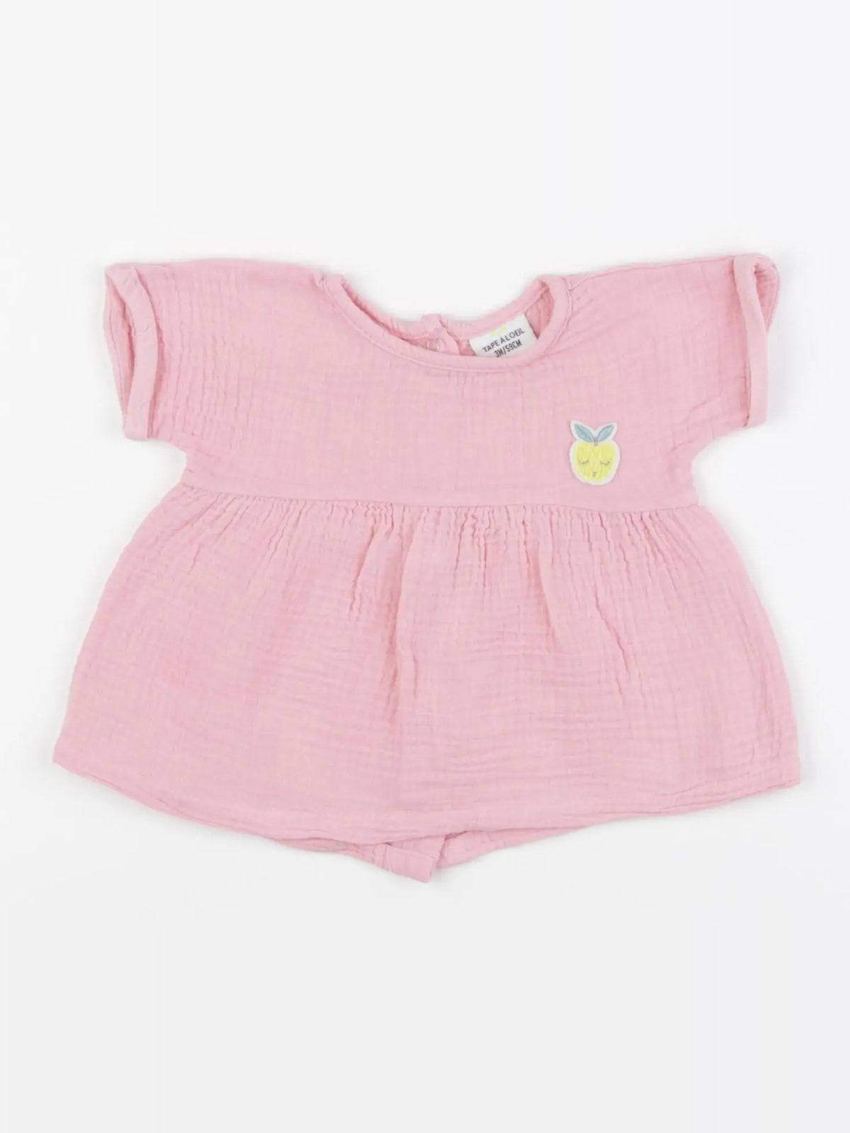 Tape à l'oeil - blouse rose - 3 mois