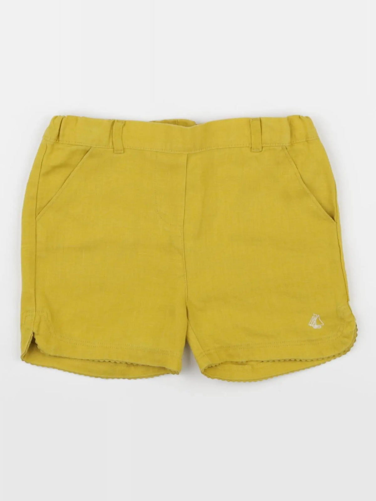Petit Bateau - short jaune - 6 ans