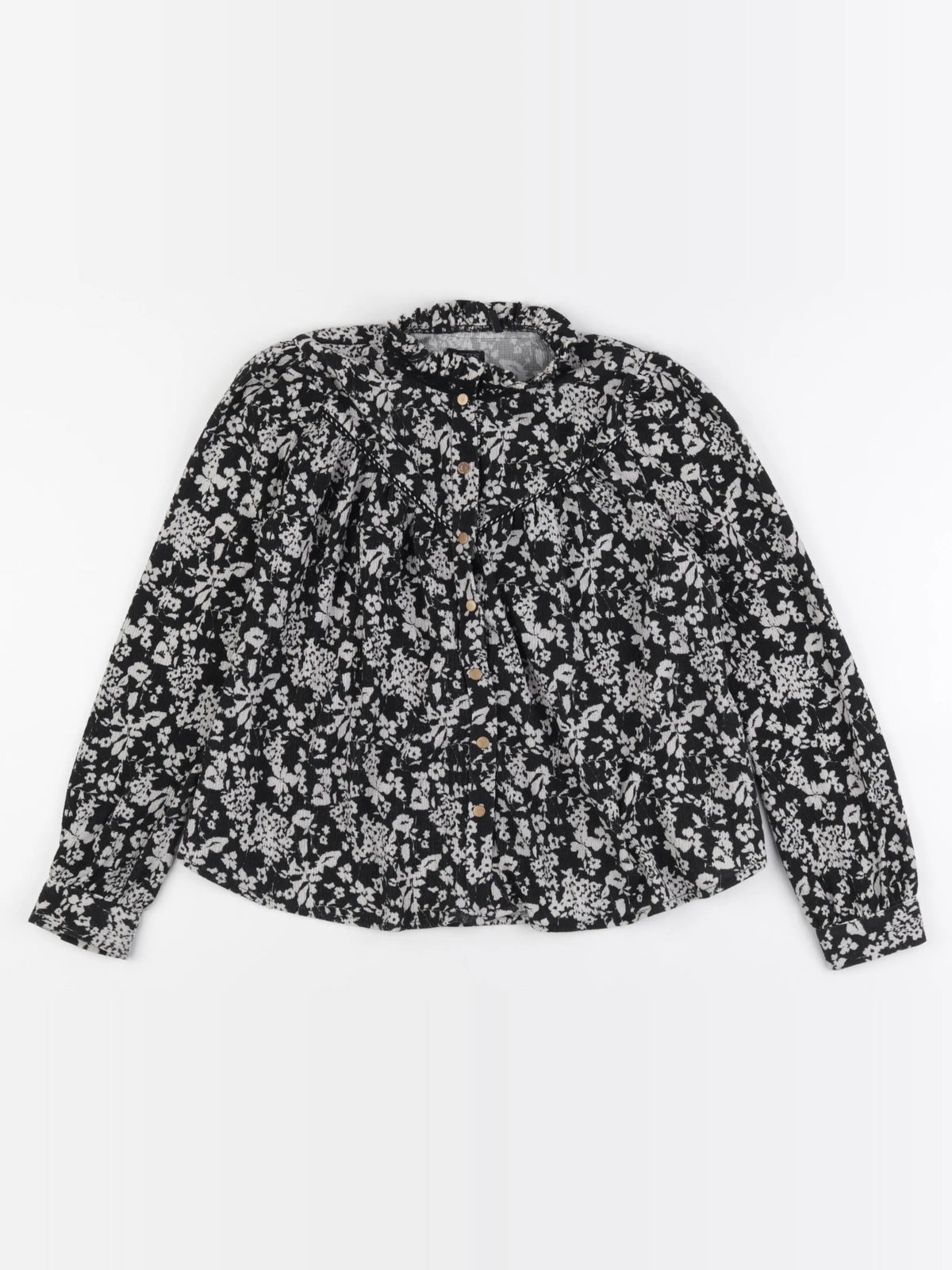 IKKS - blouse noir - 10 ans