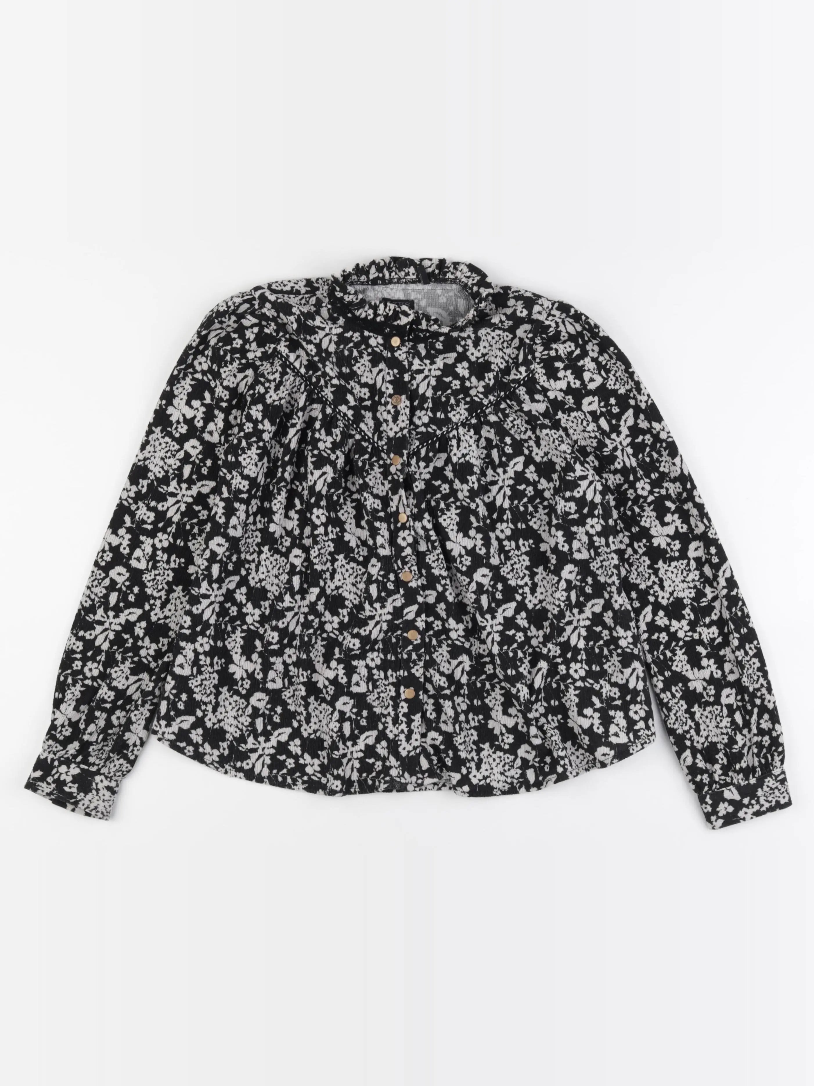 IKKS - blouse noir - 10 ans