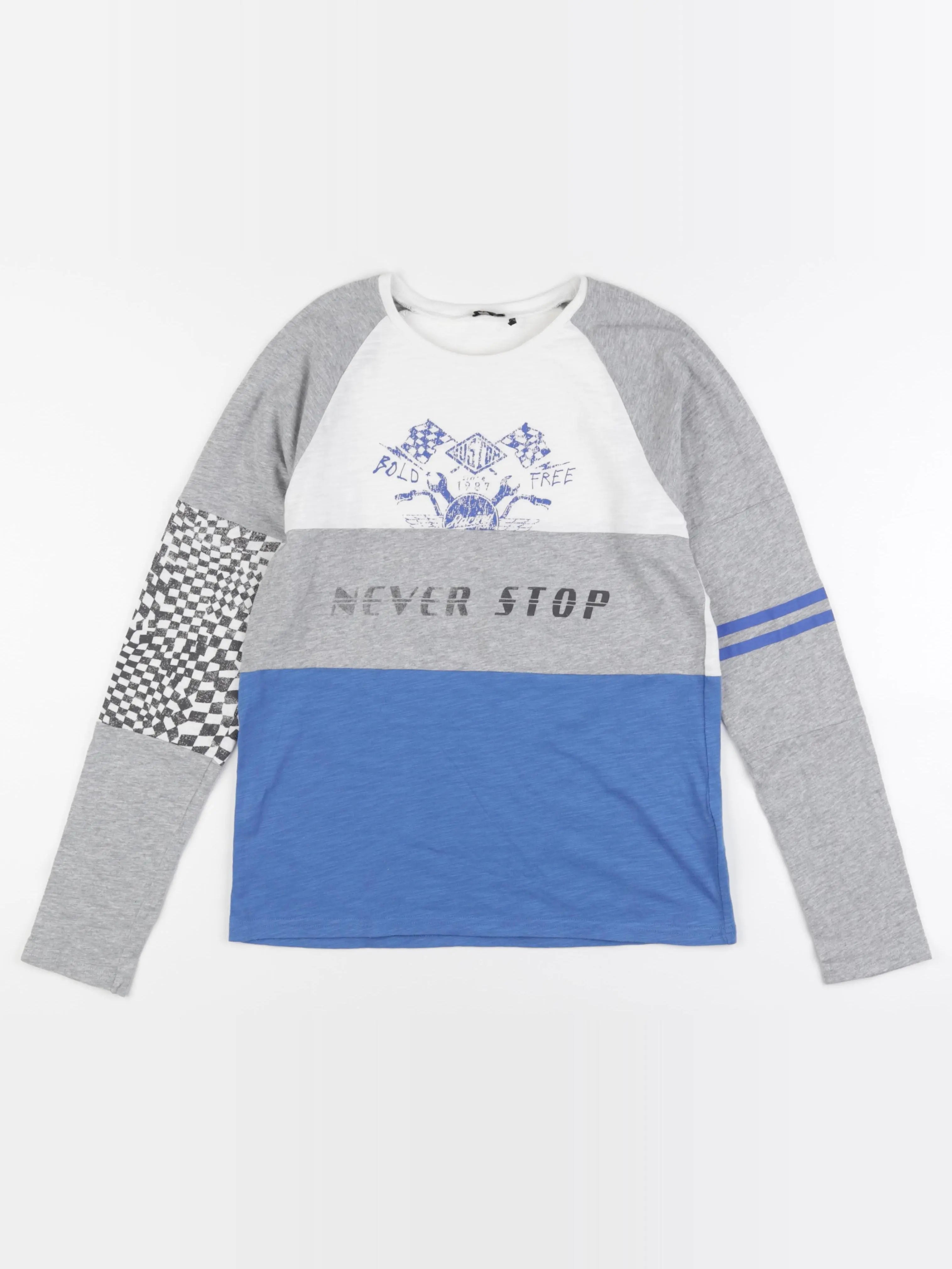 IKKS - tee-shirt gris - 14 ans