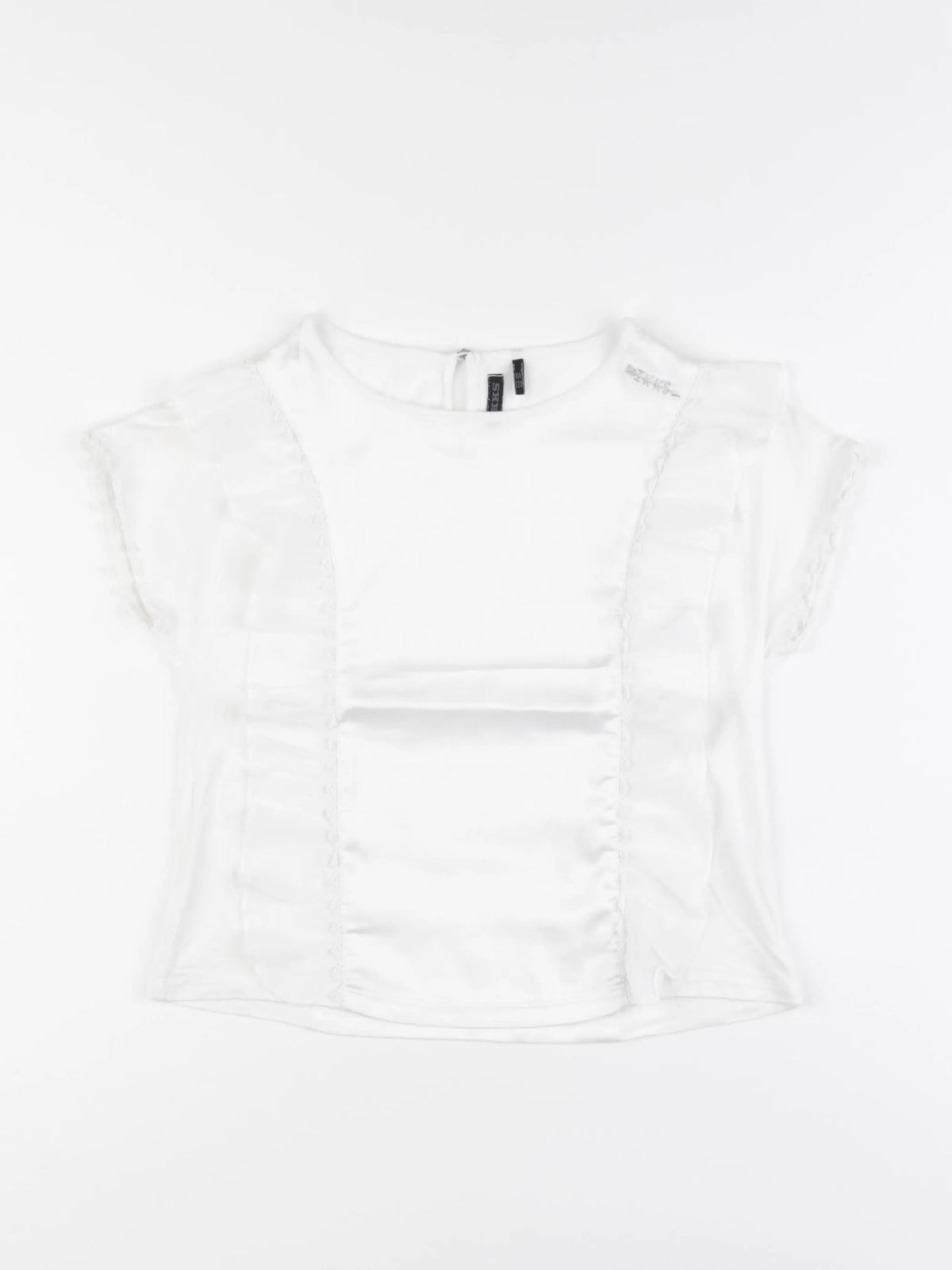 IKKS - tee-shirt blanc - 8 ans