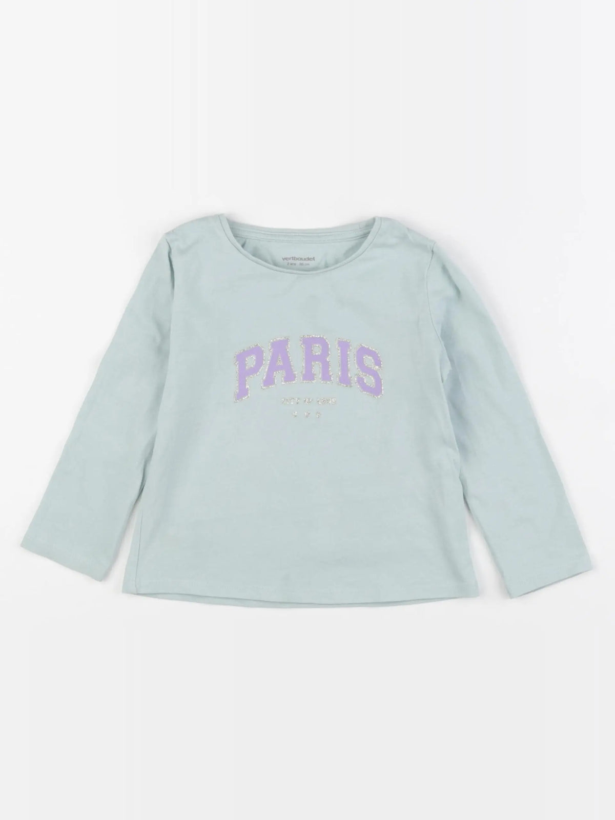 Vertbaudet - tee-shirt vert - 2 ans