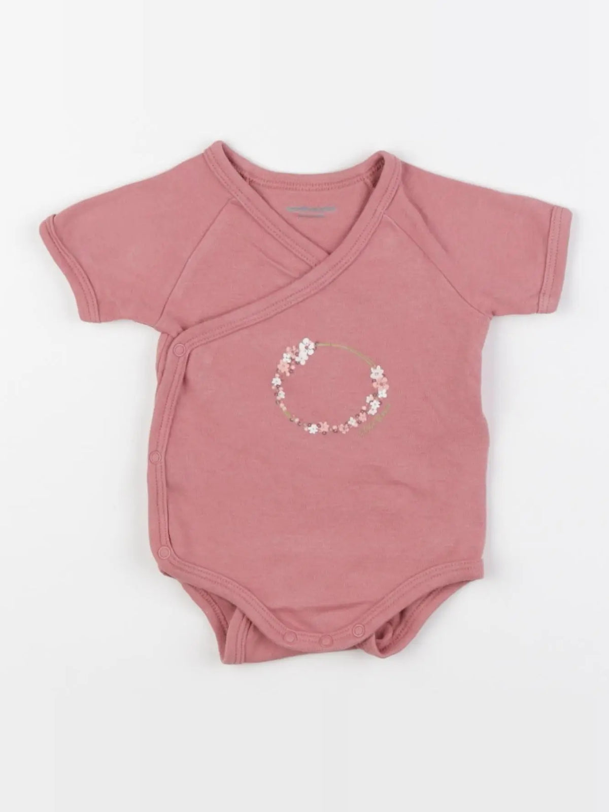 Vertbaudet - body rose - 3 mois