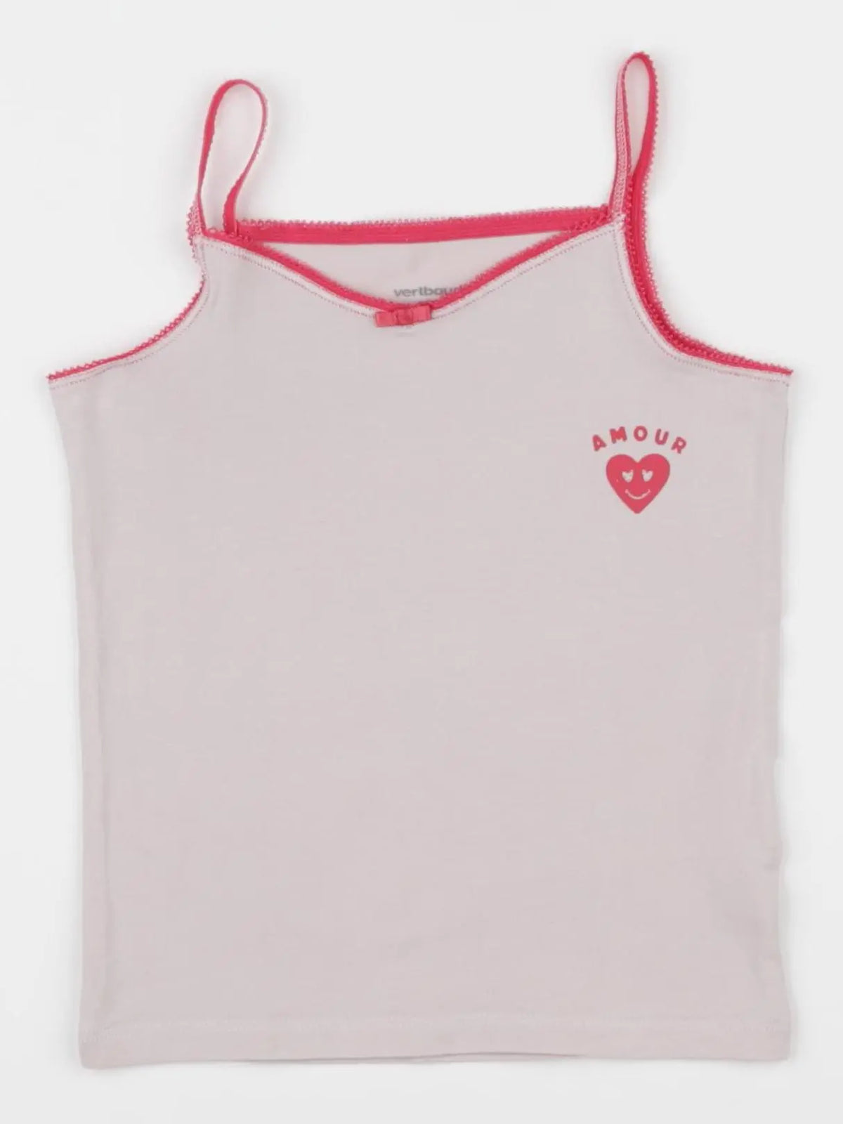 Vertbaudet - maillot de corps rose - 3 ans