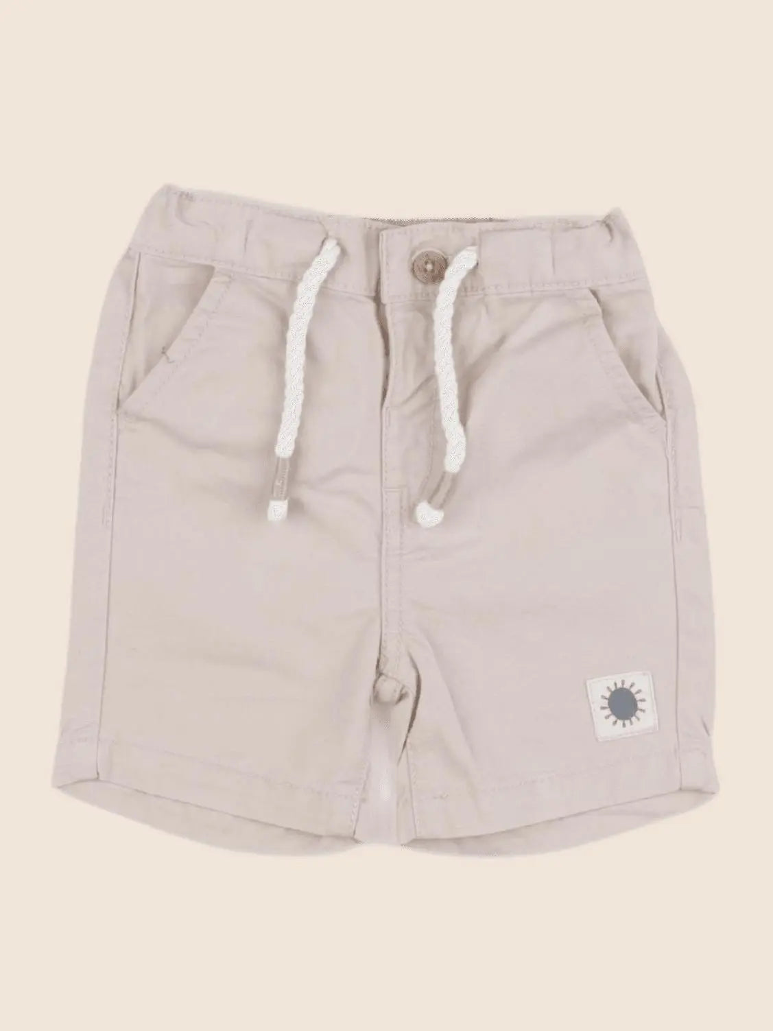 Vertbaudet - short beige - 6 mois