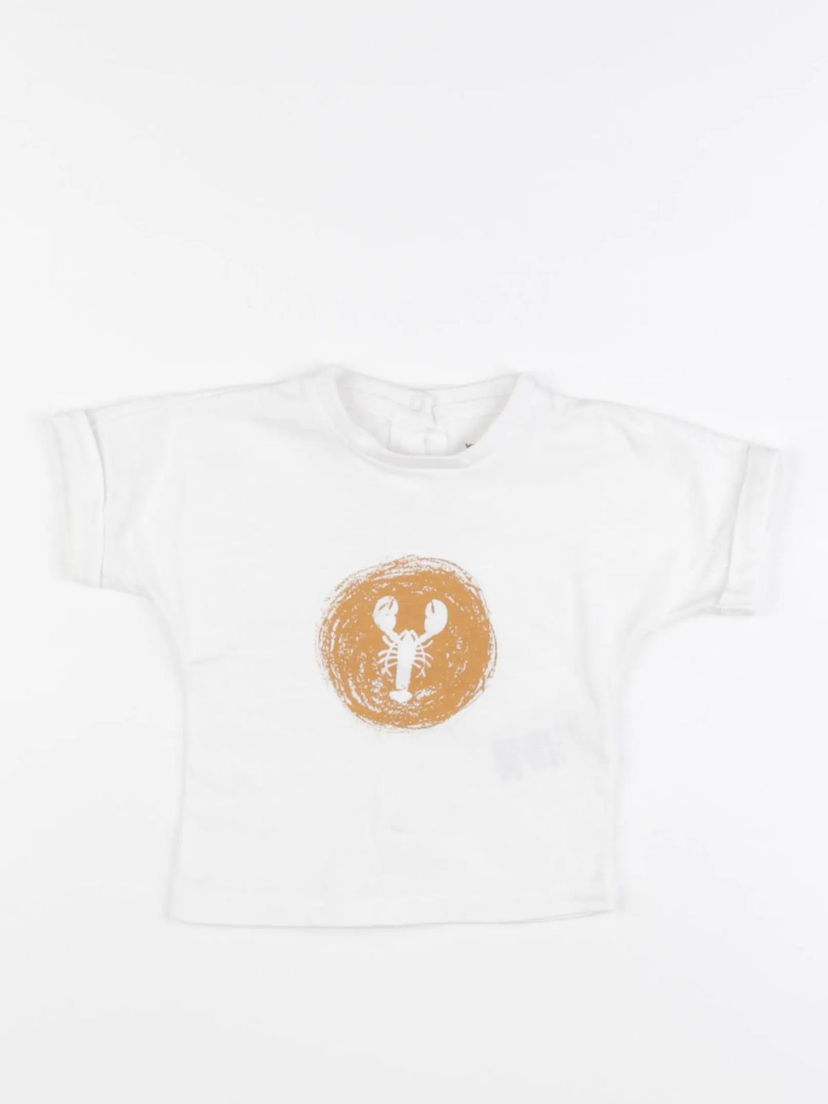 Vertbaudet - tee-shirt blanc - 6 mois