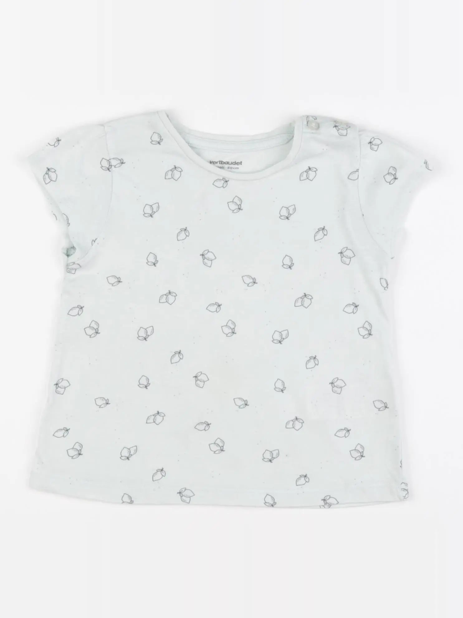 Vertbaudet - tee-shirt bleu - 18 mois