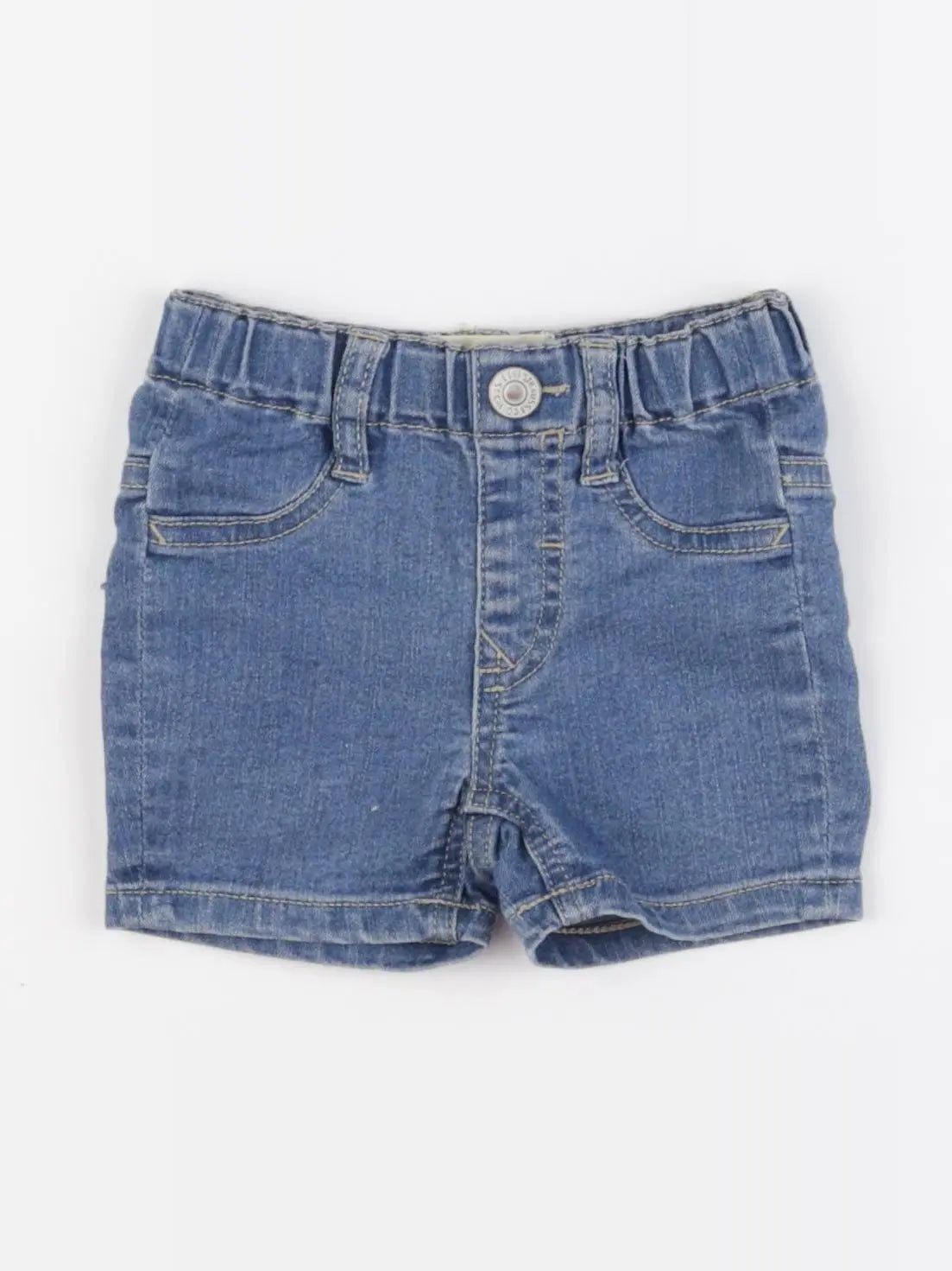 Levi's - short bleu - 12 mois