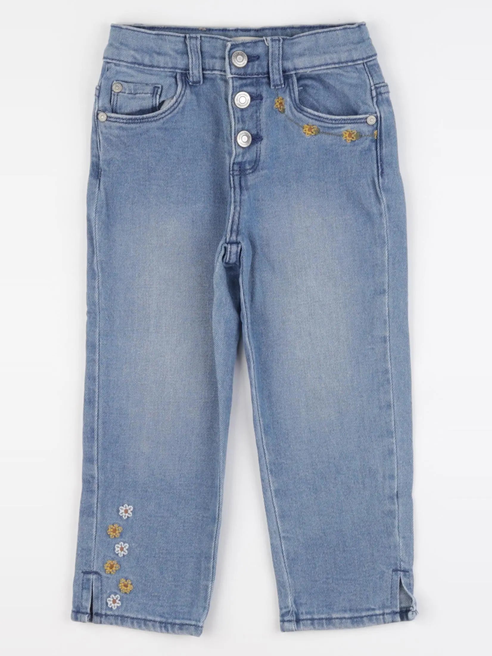 Vertbaudet - pantacourt bleu - 7 ans