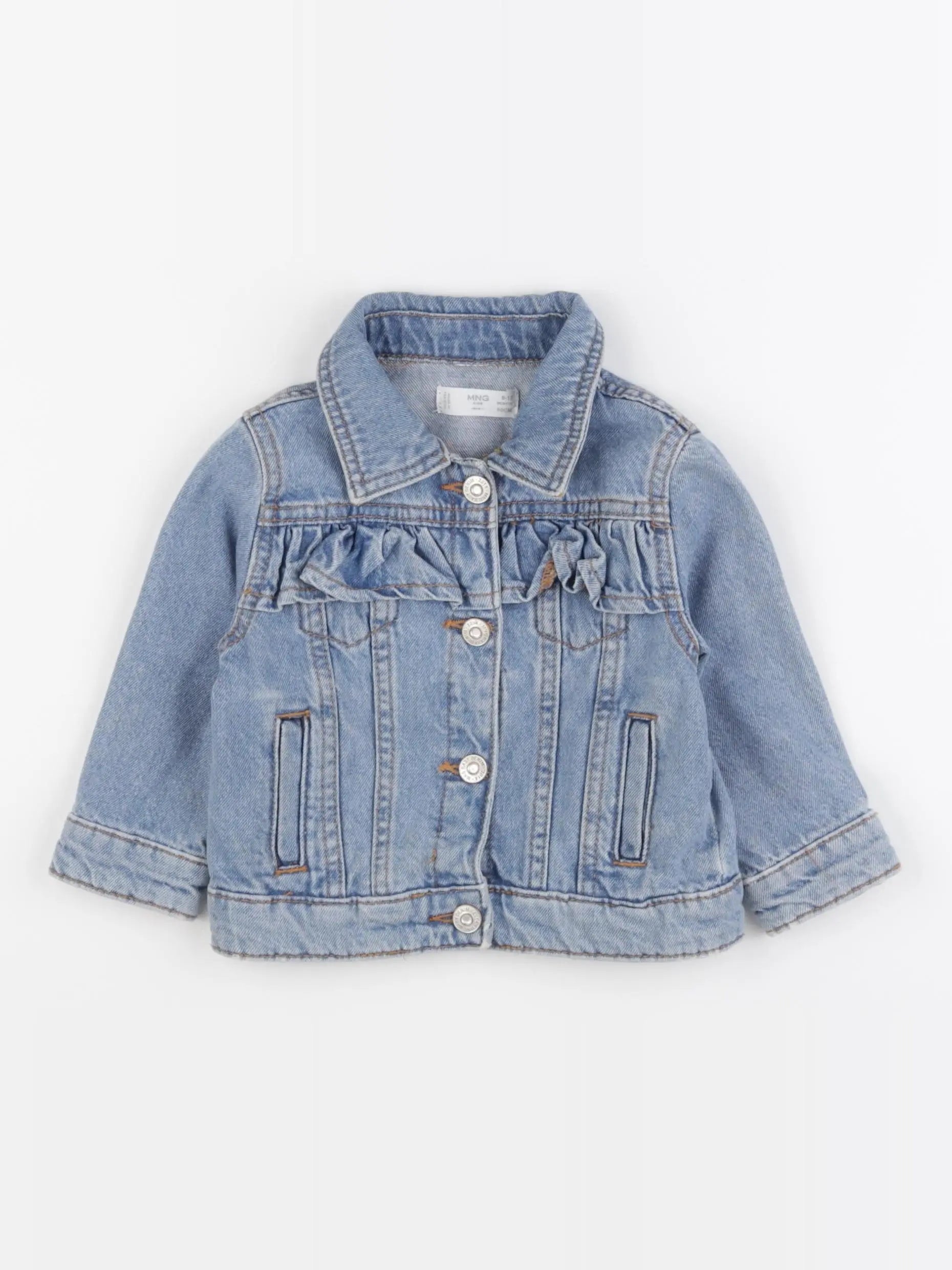 Mango - veste bleu - 9/12 mois