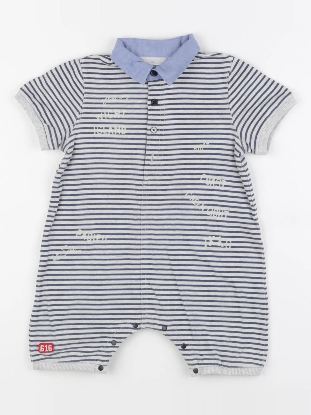 IKKS - combinaison bleu, gris - 18 mois