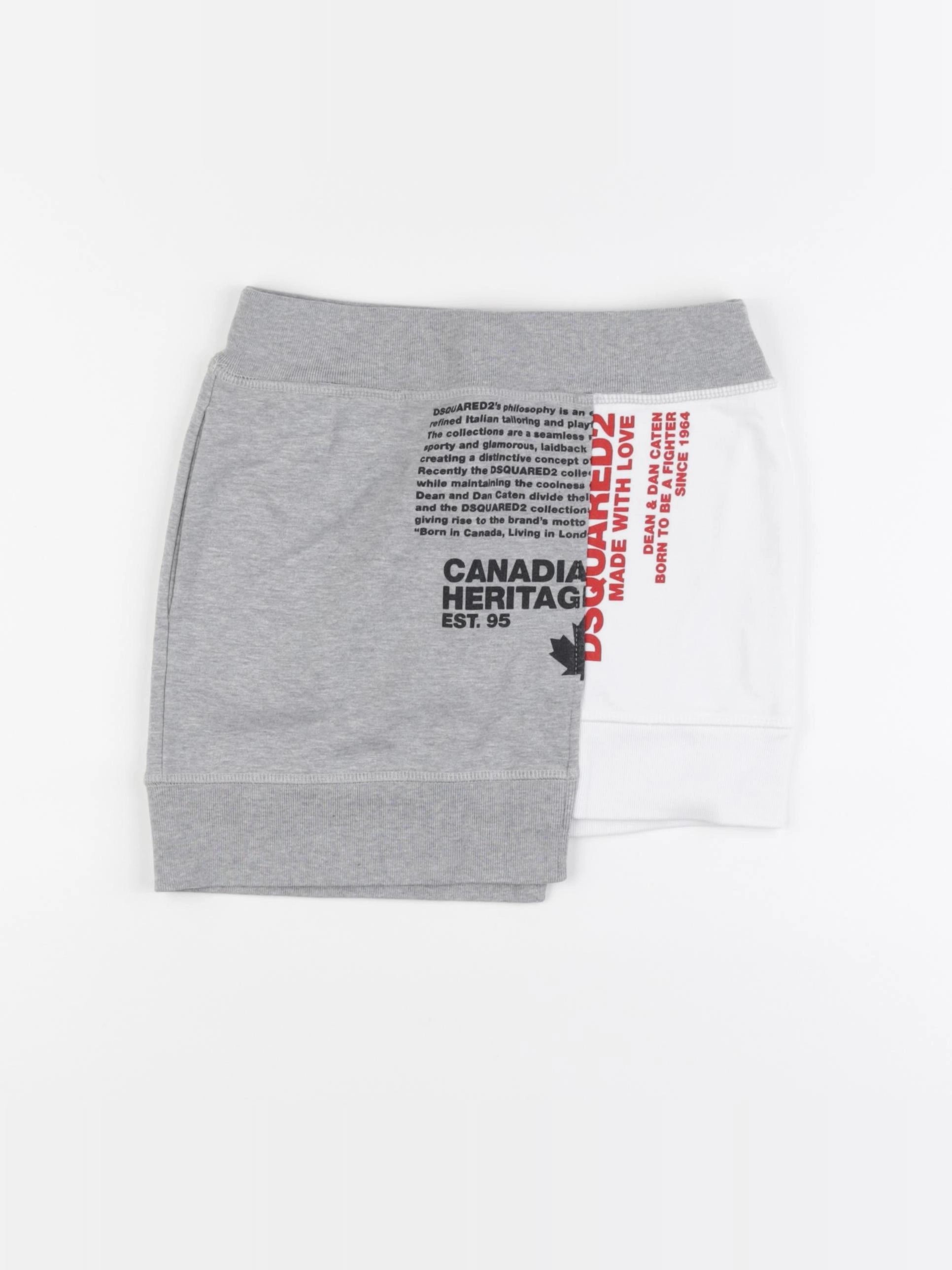 Dsquared2 - jupe gris, blanc - 6 ans