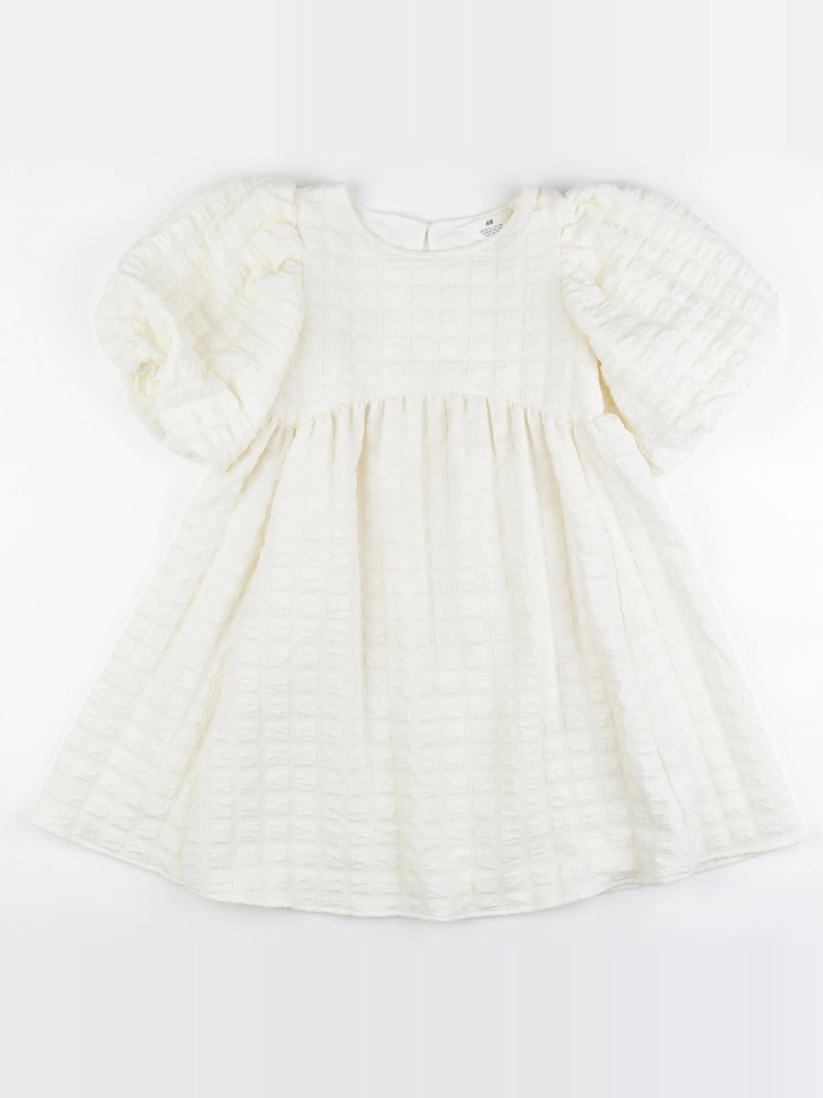 H&M - robe beige - 7/8 ans