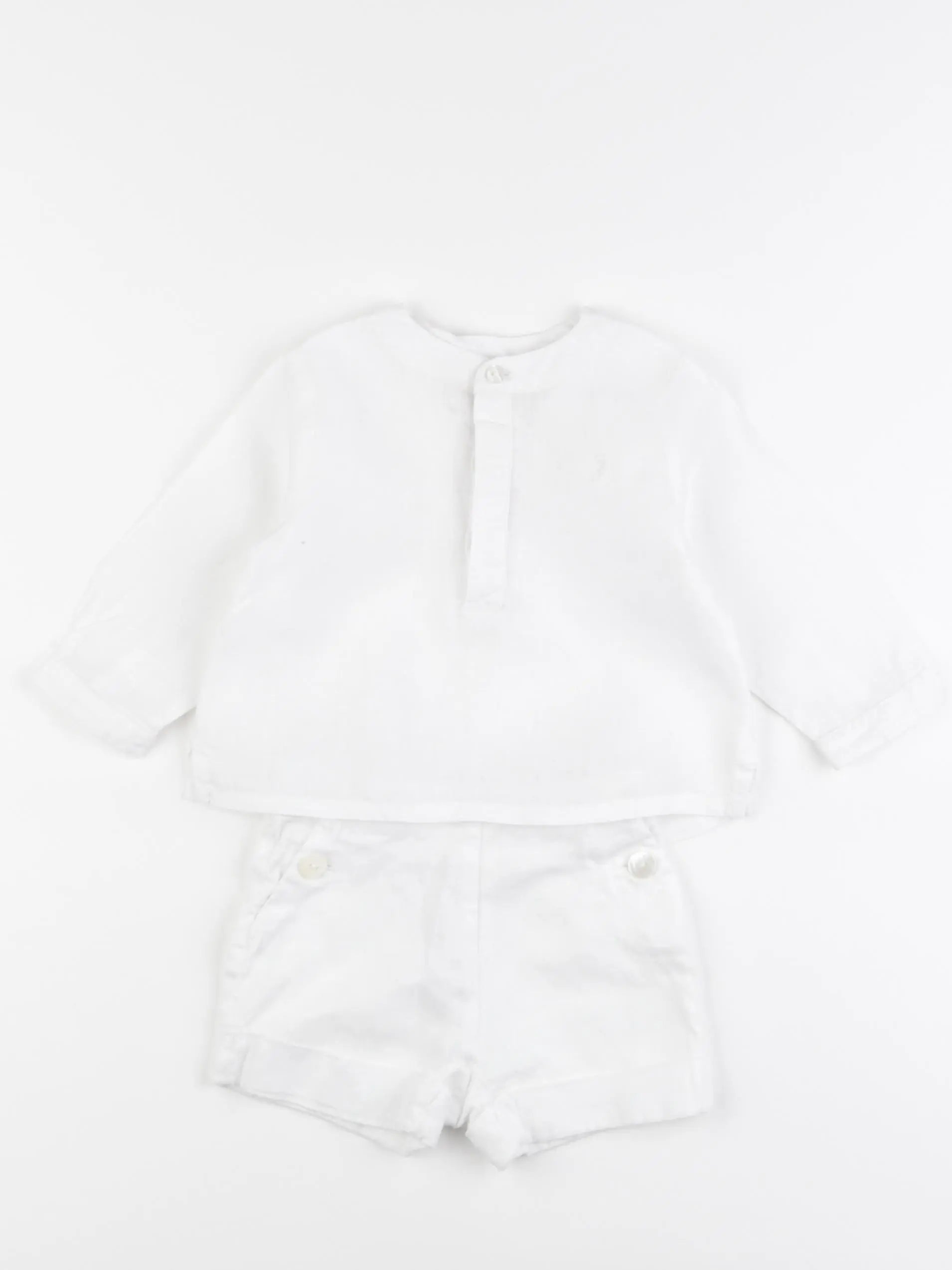 Jacadi - ensemble blanc - 12 mois