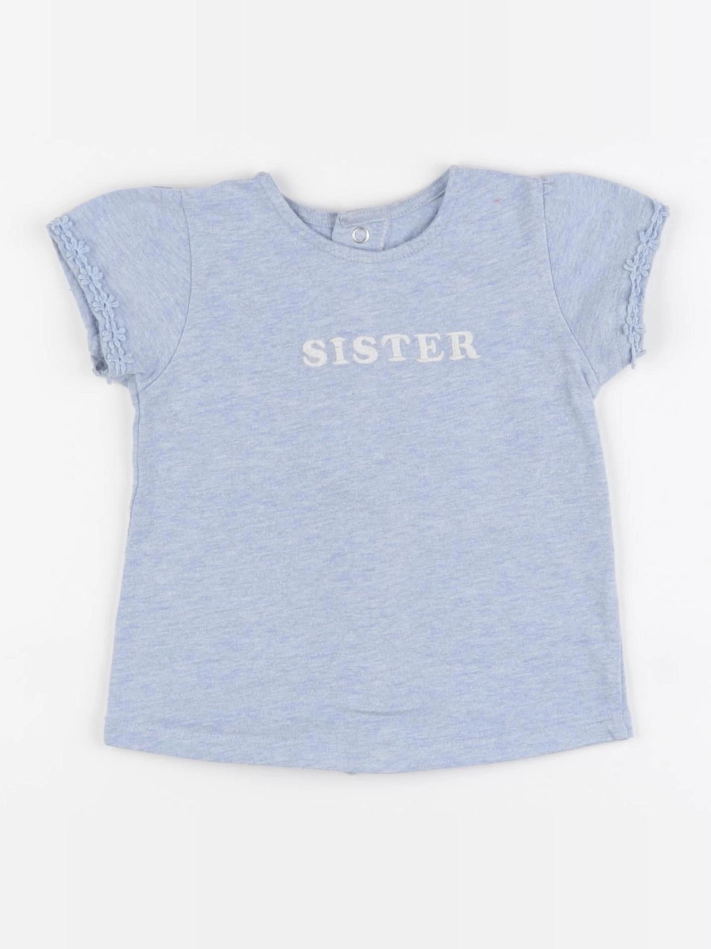 Buissonnière - tee-shirt bleu - 18 mois