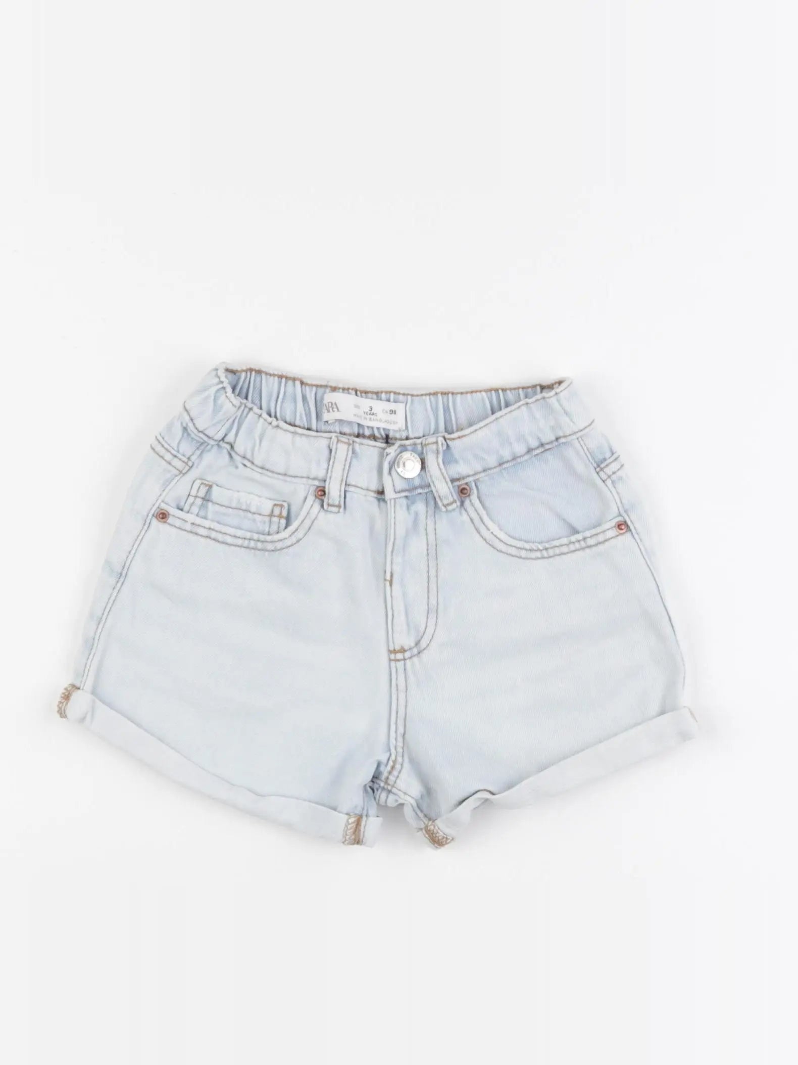 Zara - short bleu - 3 ans