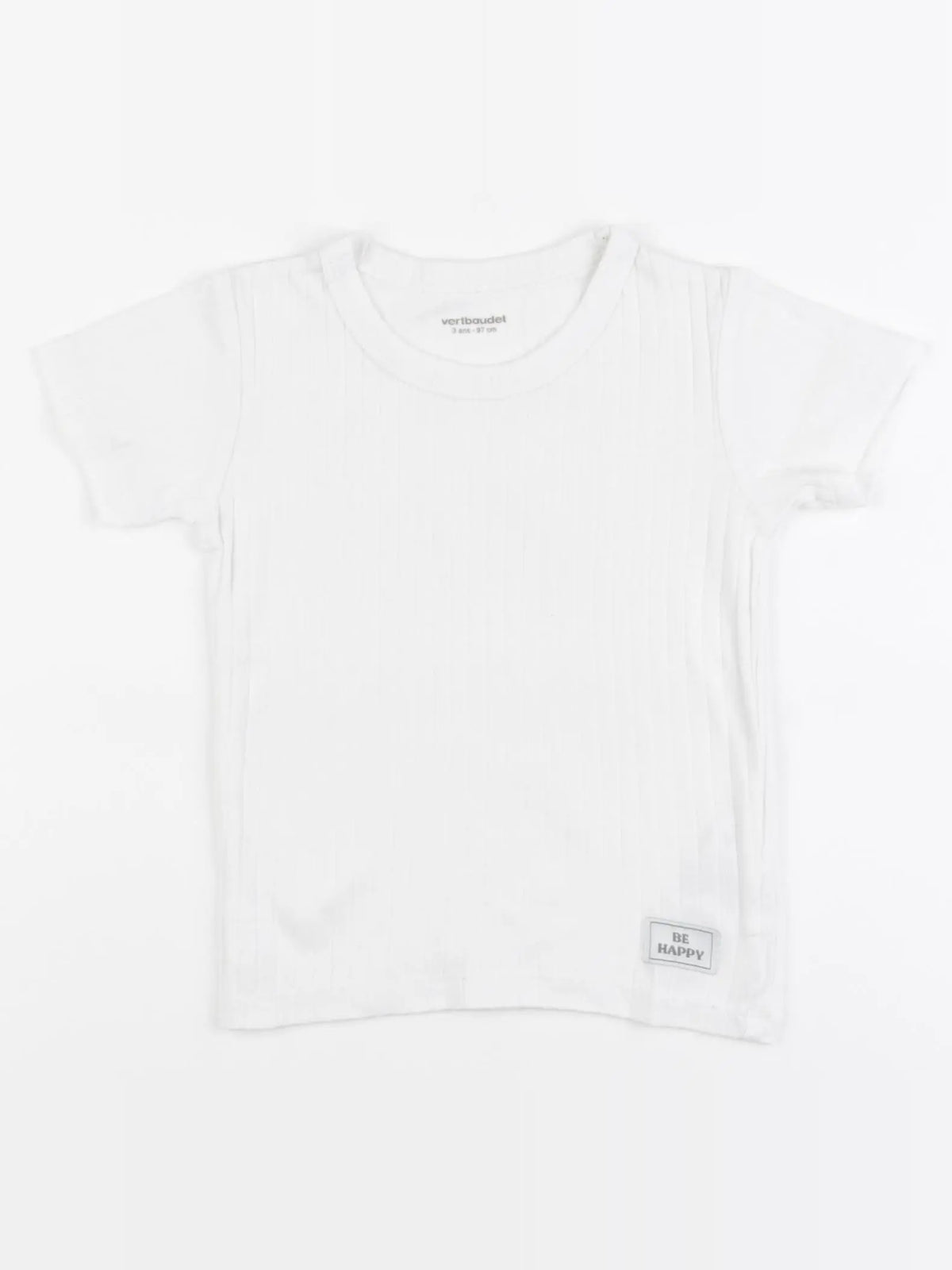 Vertbaudet - maillot de corps blanc - 3 ans