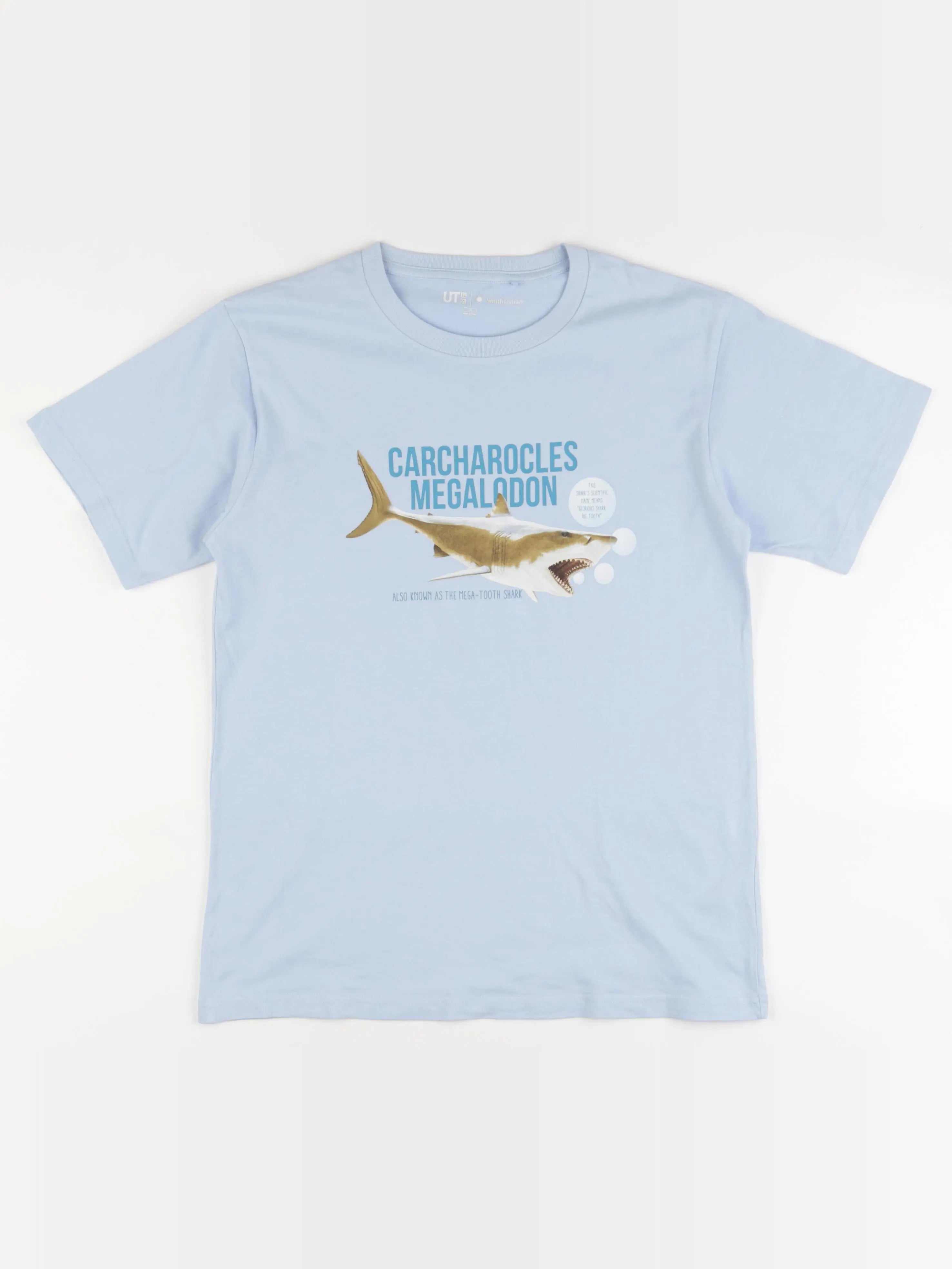 Uniqlo - tee-shirt bleu - 13 ans