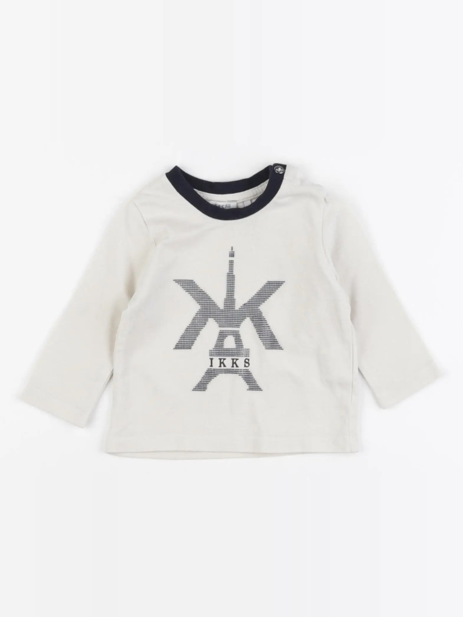 IKKS - tee-shirt beige - 3 mois