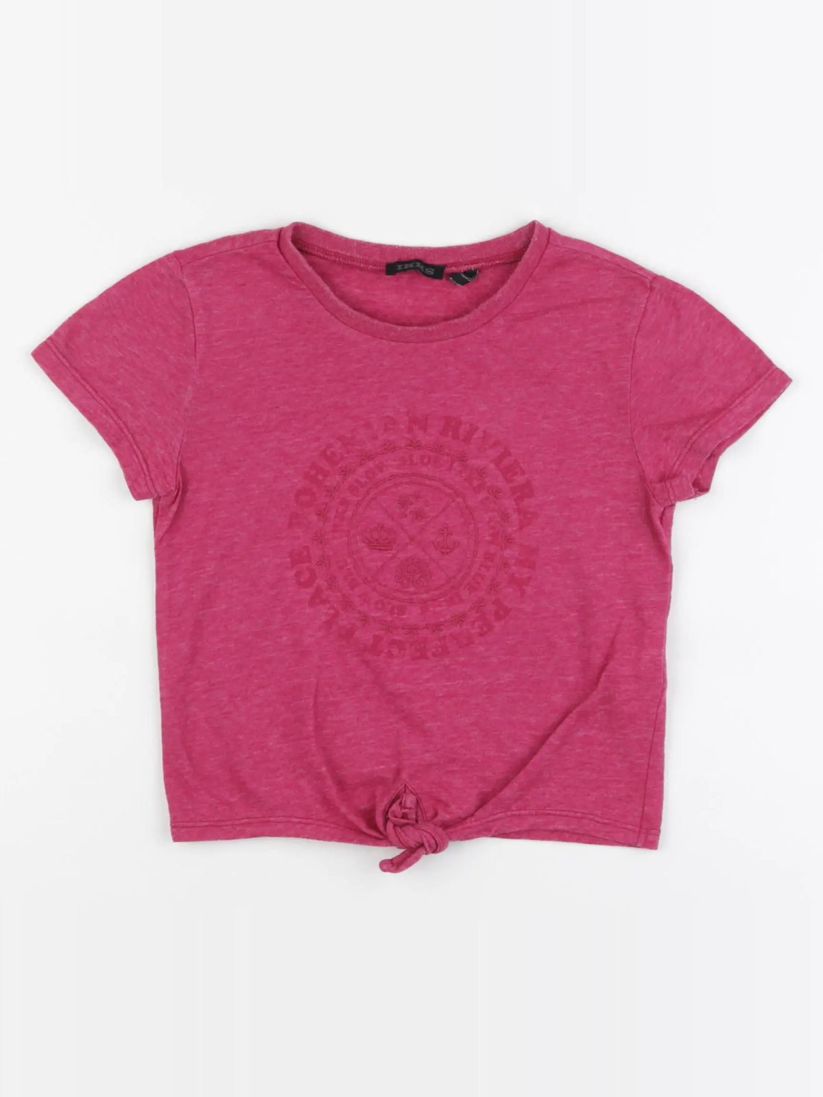 IKKS - tee-shirt rose - 4 ans