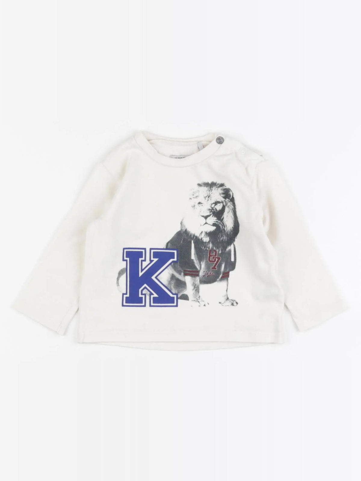 IKKS - tee-shirt blanc - 6 mois
