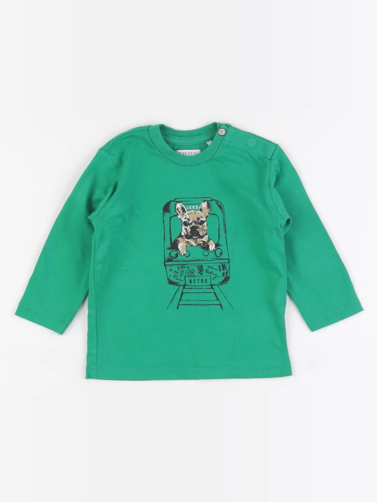IKKS - tee-shirt vert - 6 mois