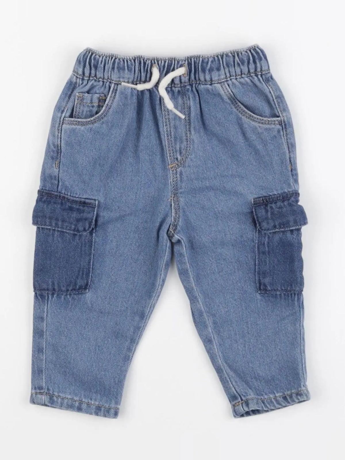 Vertbaudet - jean bleu - 3 mois