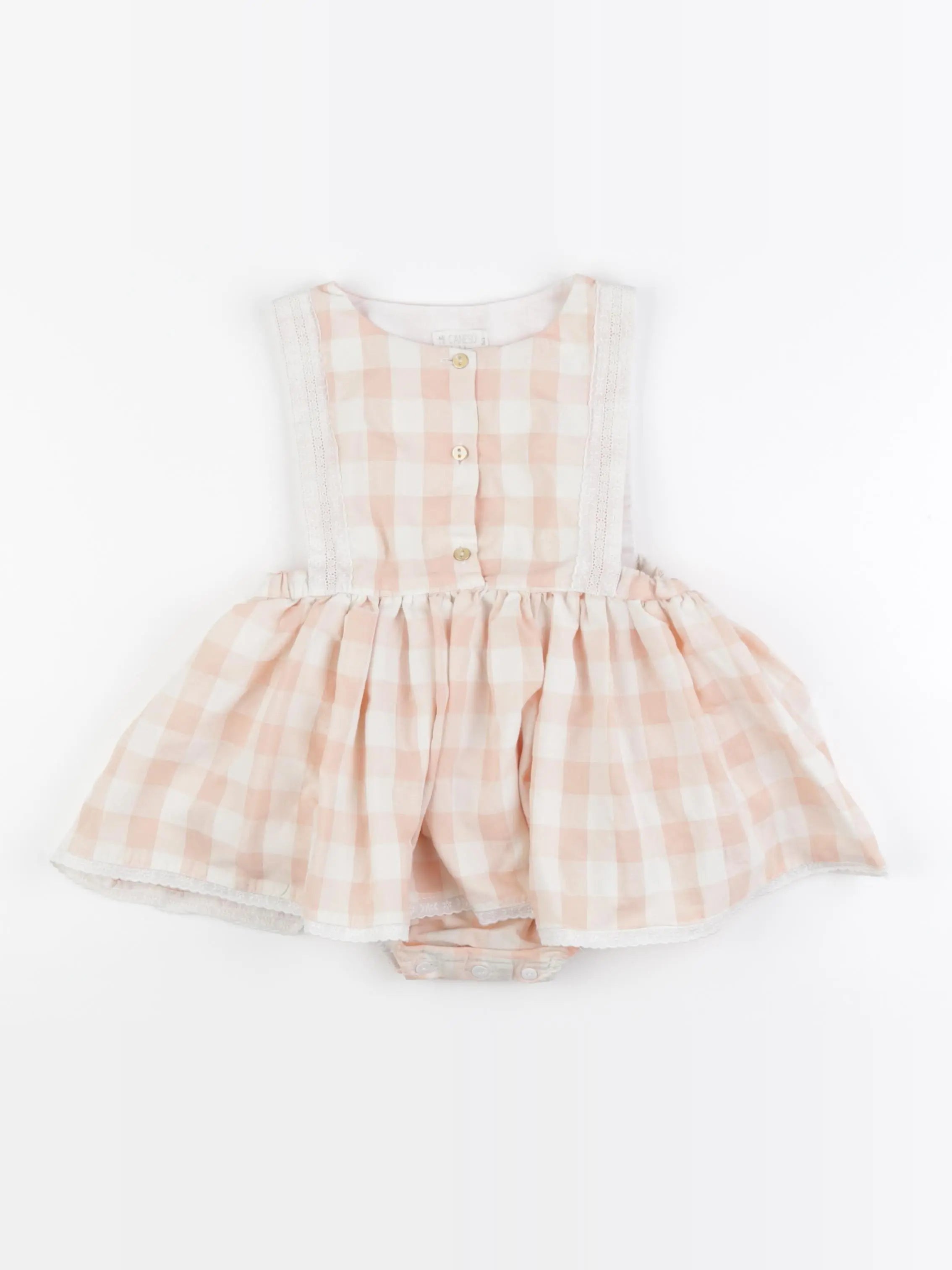 Mi Canesu - combinaison rose, blanc - 5 ans